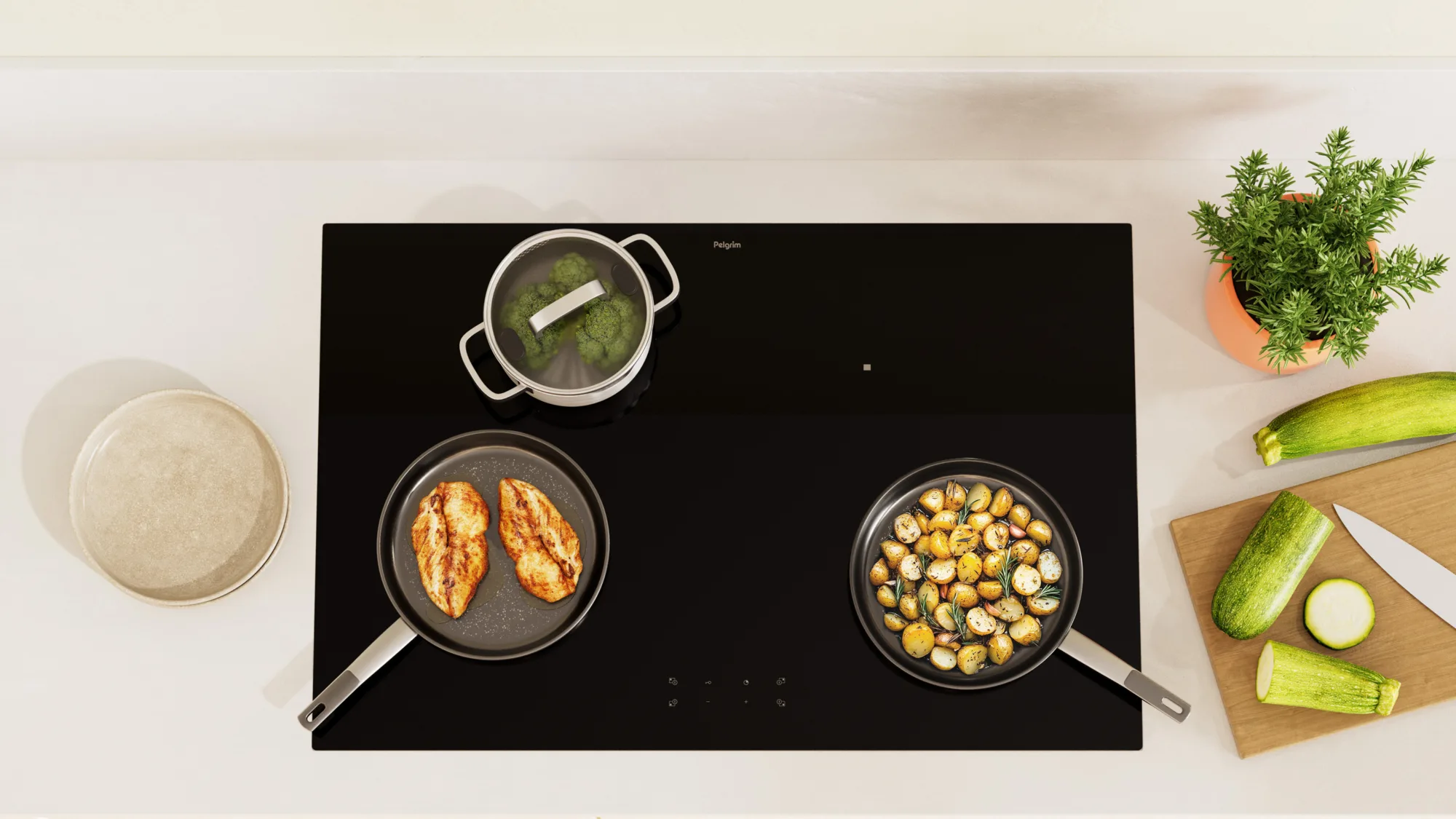 Pelgrim inductiekookplaat ASWA Keukens