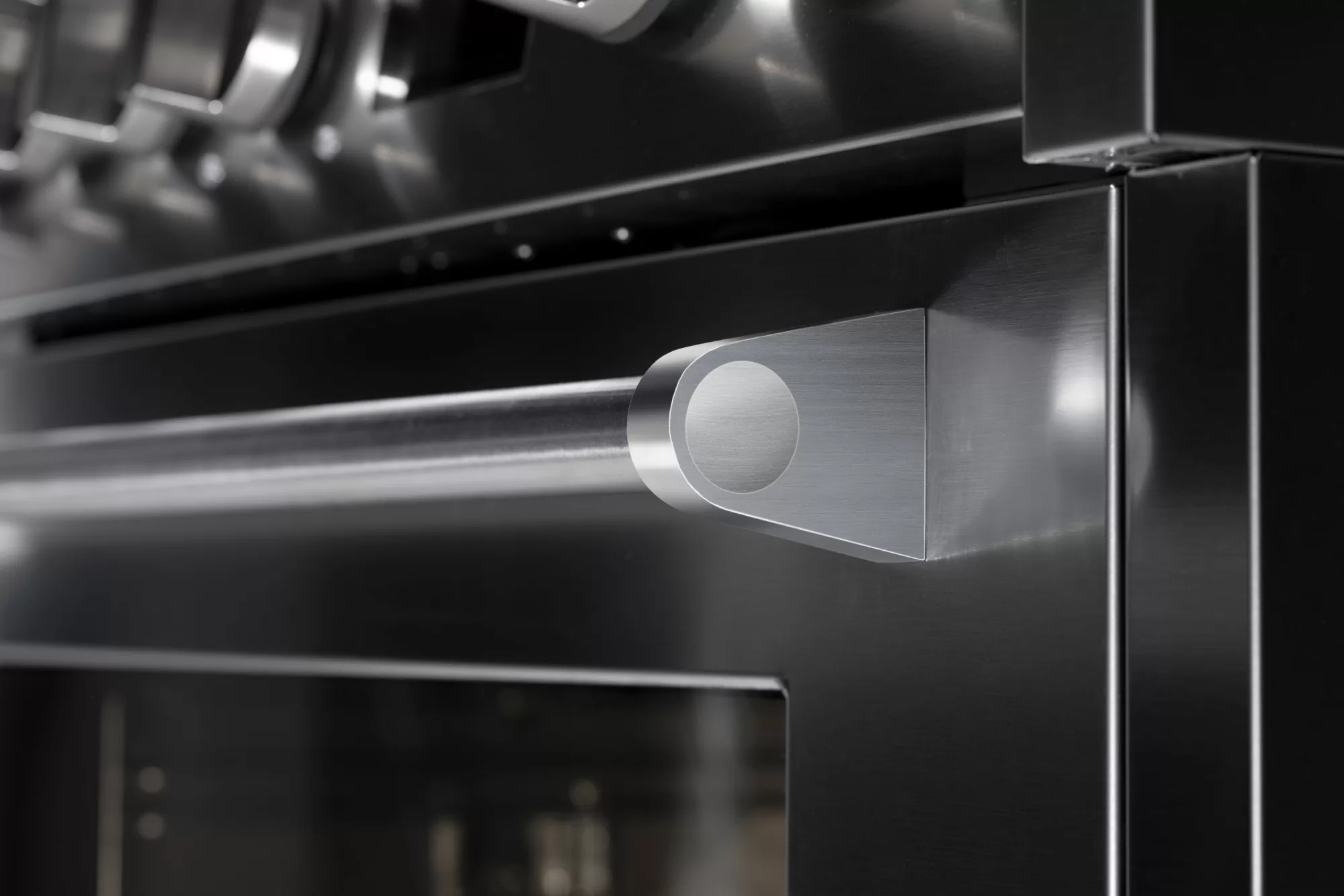 STEEL fornuis met inductie kookplaat ASWA Keukens 4