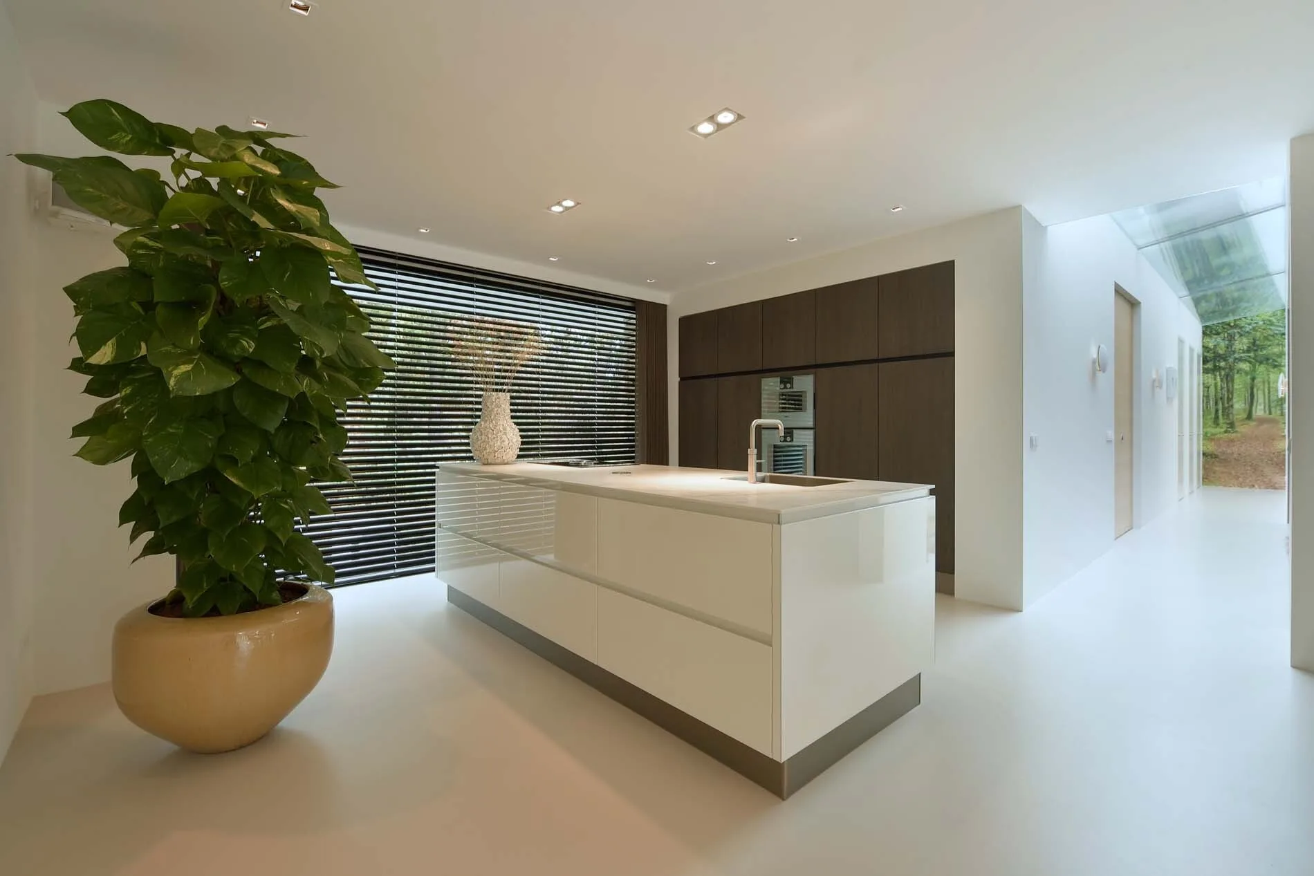 Moderne bungalow in de bossen The Art of Living ASWA Keukens 63