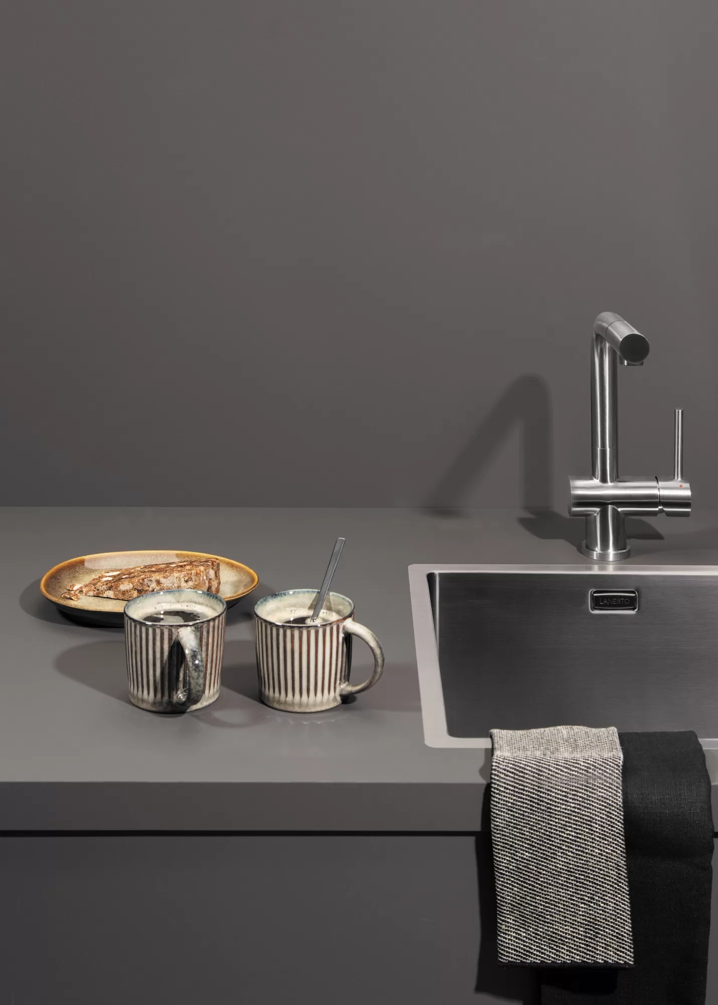 Fenix Keukenblad Grigio Aragona ASWA Keukens