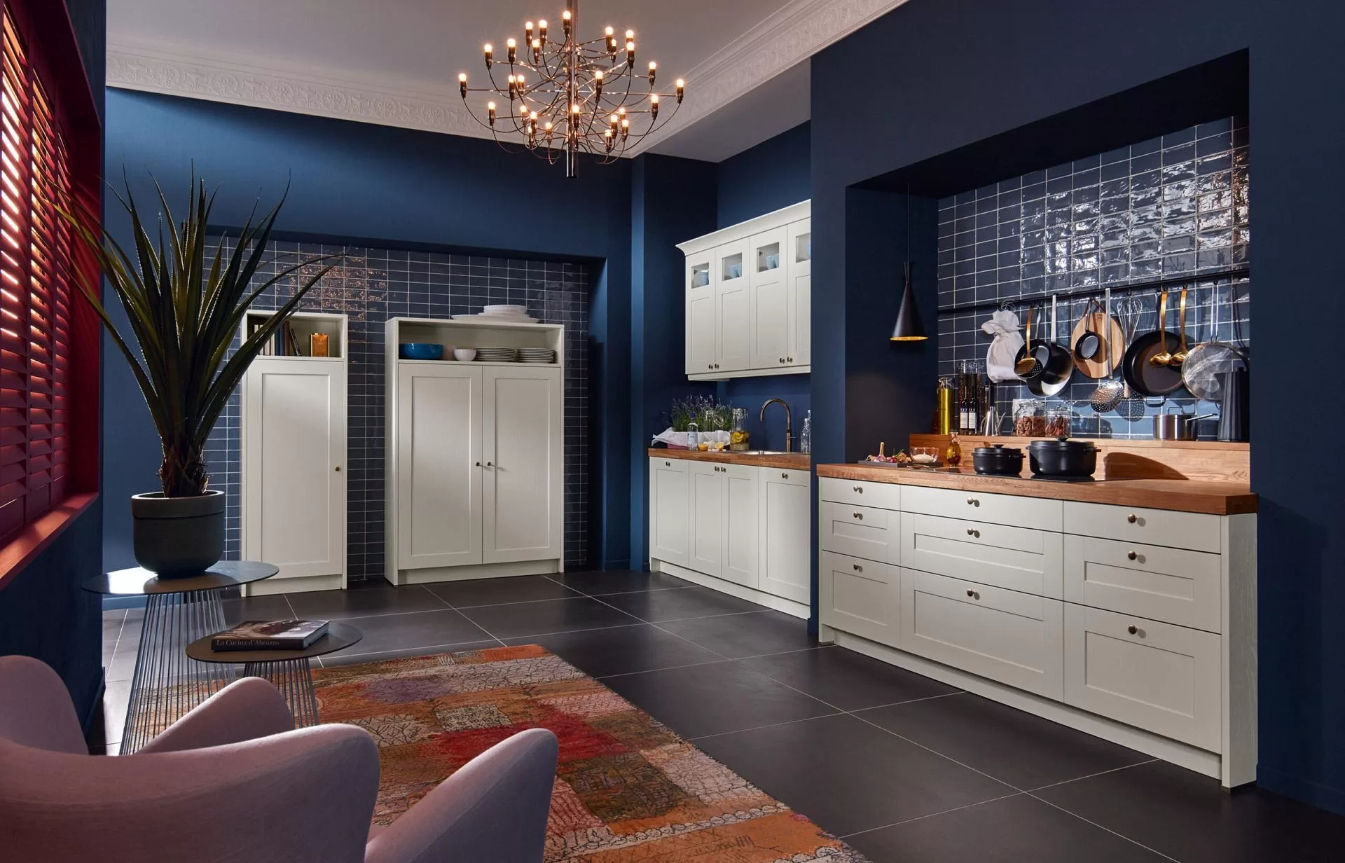 Blauwe keuken Pronorm Blauwe keuken ASWA Keukens scaled