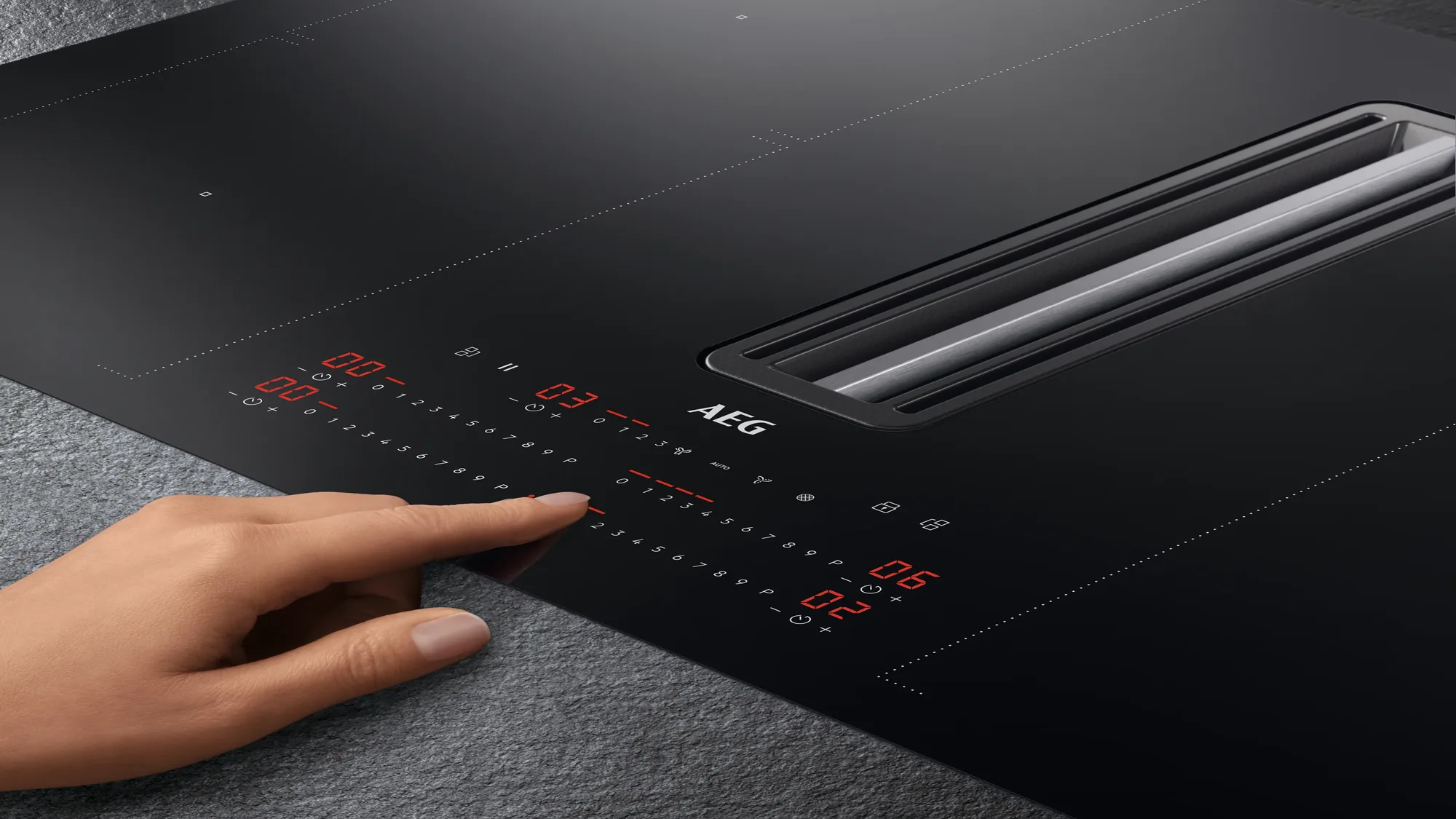 AEG Combo Hob interactieve gebruikersinterface ASWA Keukens