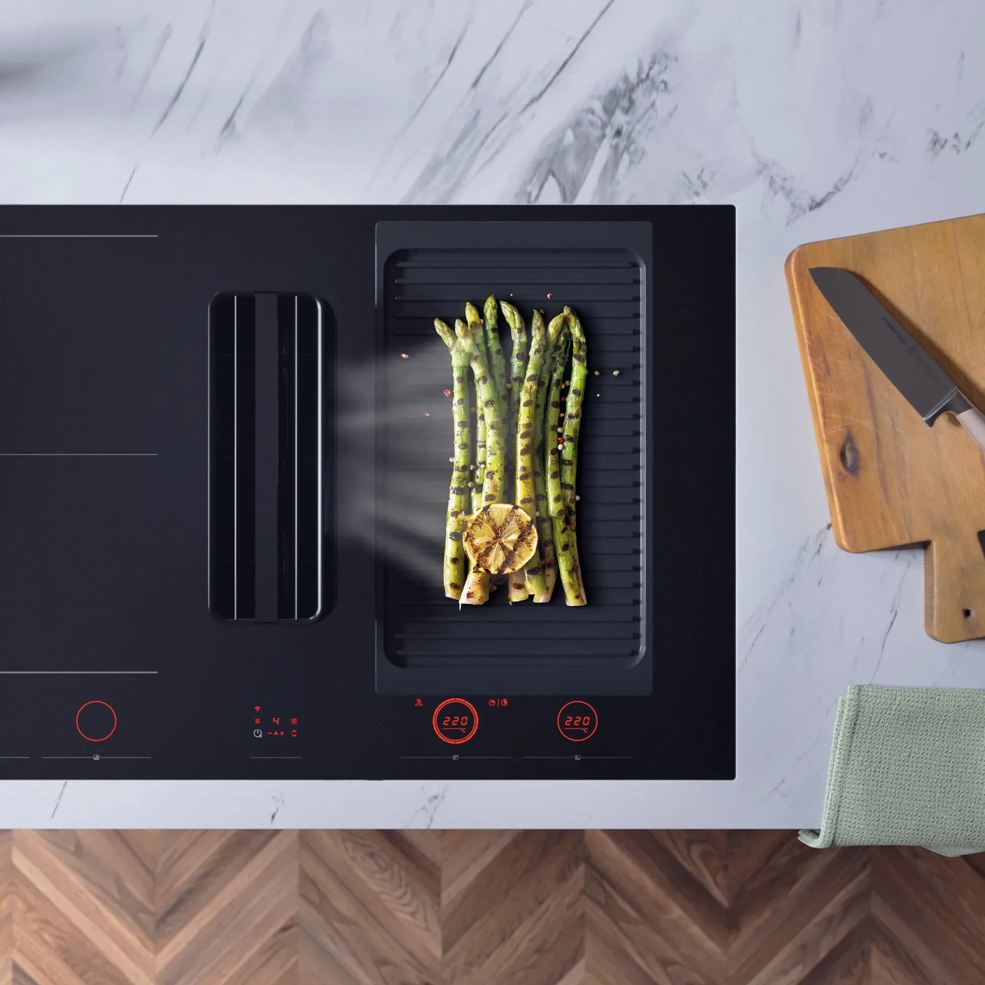 ATAG Celsius Cooking kookplaat met grillplaat ASWA Keukens