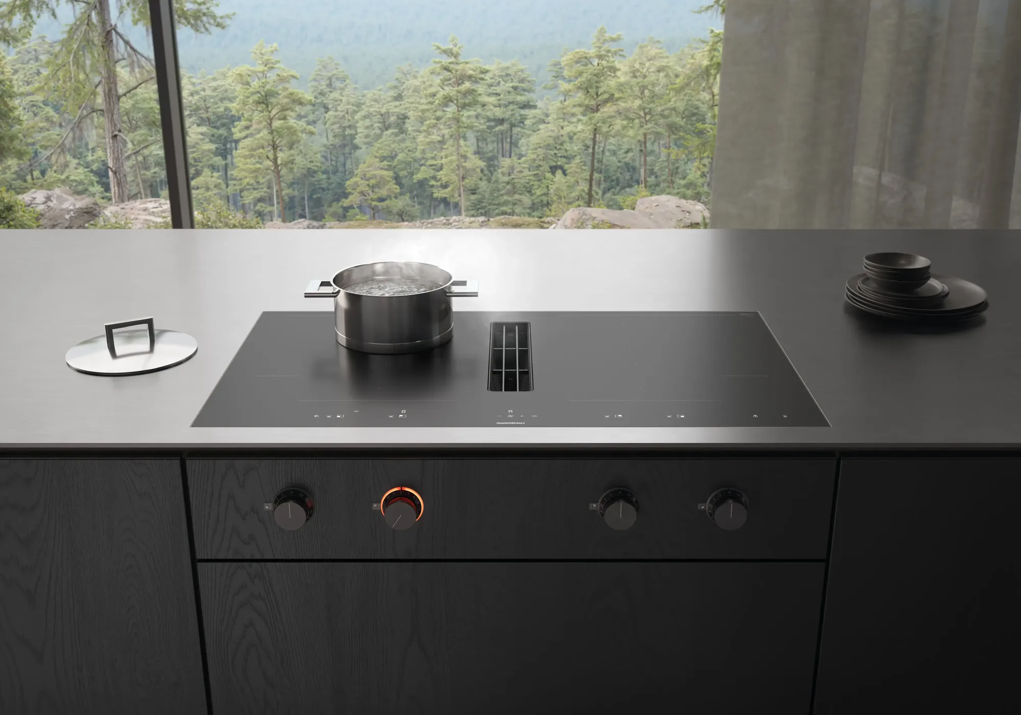 Gaggenau Kookplaat matte afwerking 400 serie ASWA Keukens