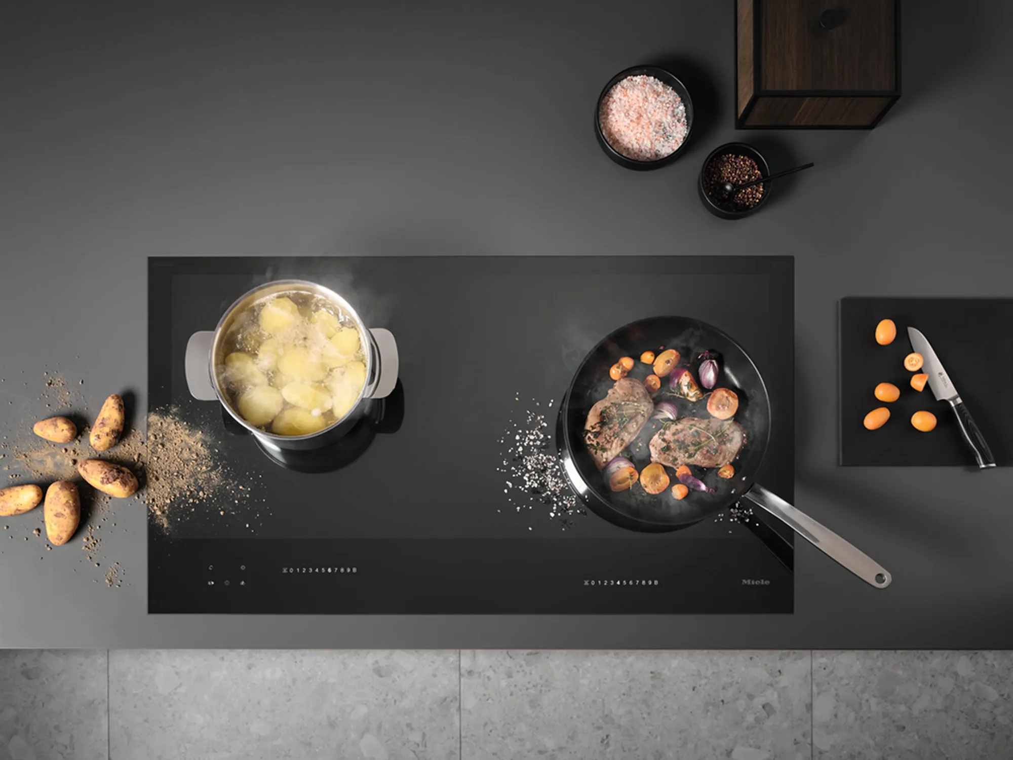 Miele inductiekookplaat ASWA Keukens