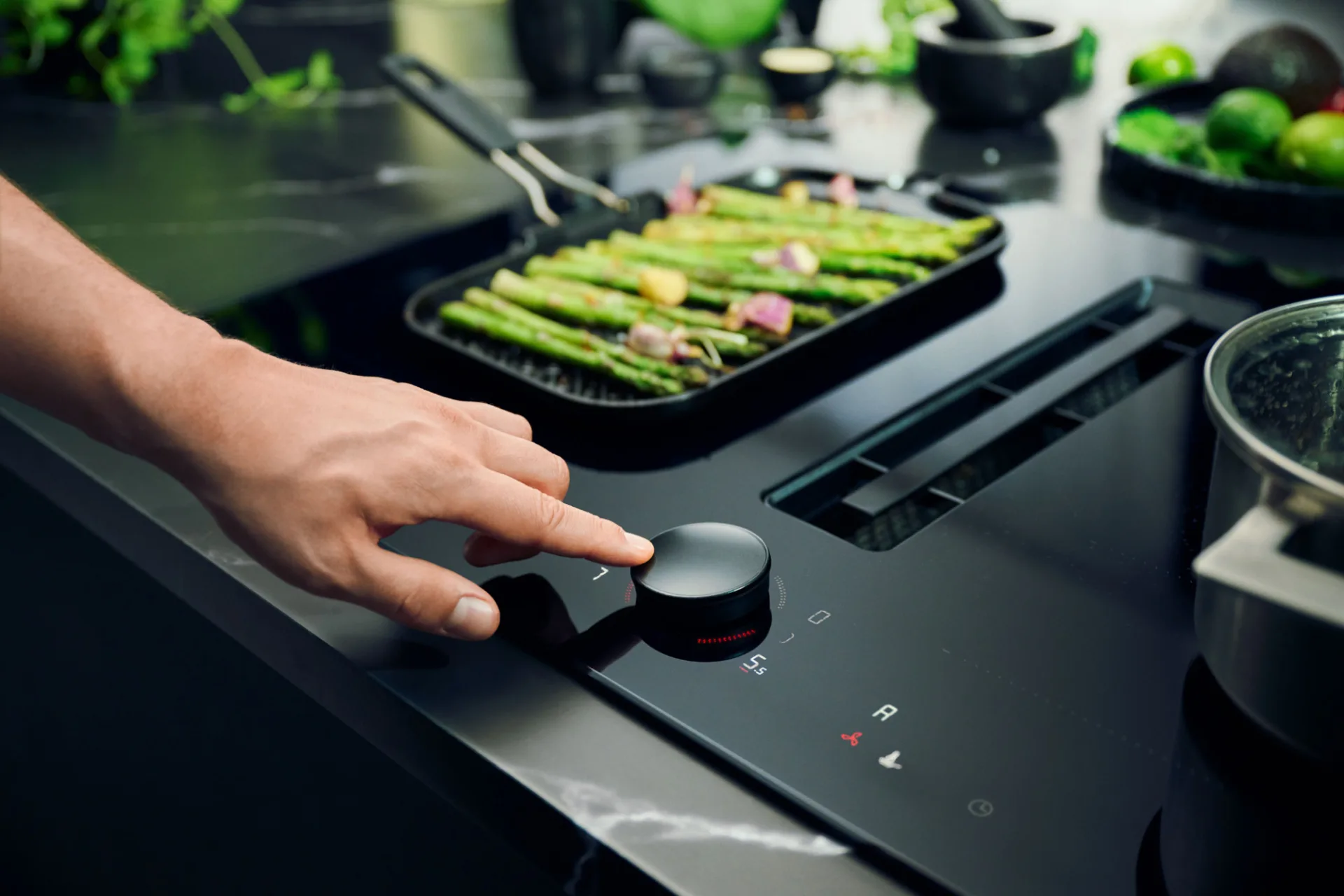 NEFF kookplaat met afzuiging Twist Pad ASWA Keukens