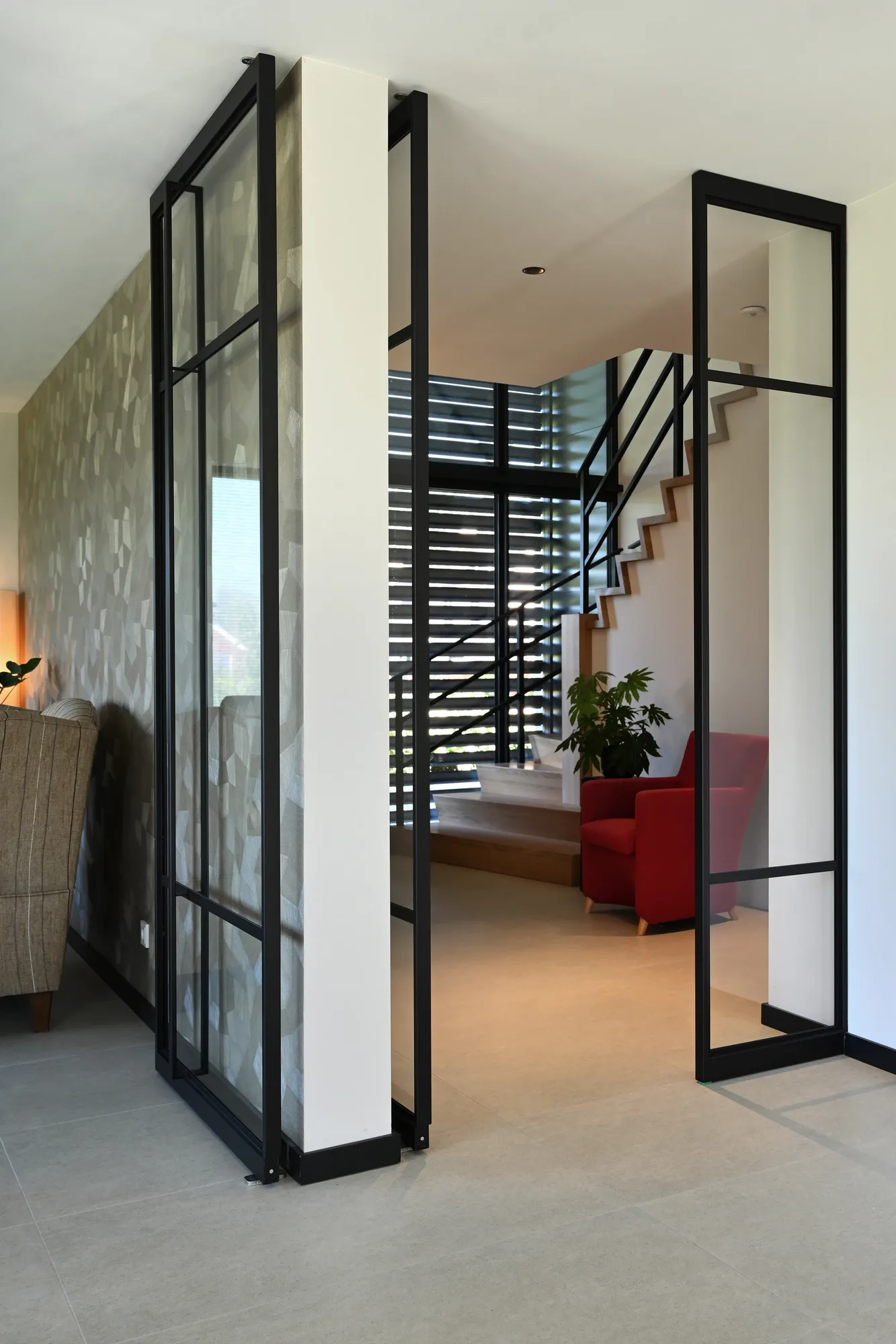 Landelijk moderne villa stalen deuren Exclusief project The Art of Living ASWA Keukens 205392