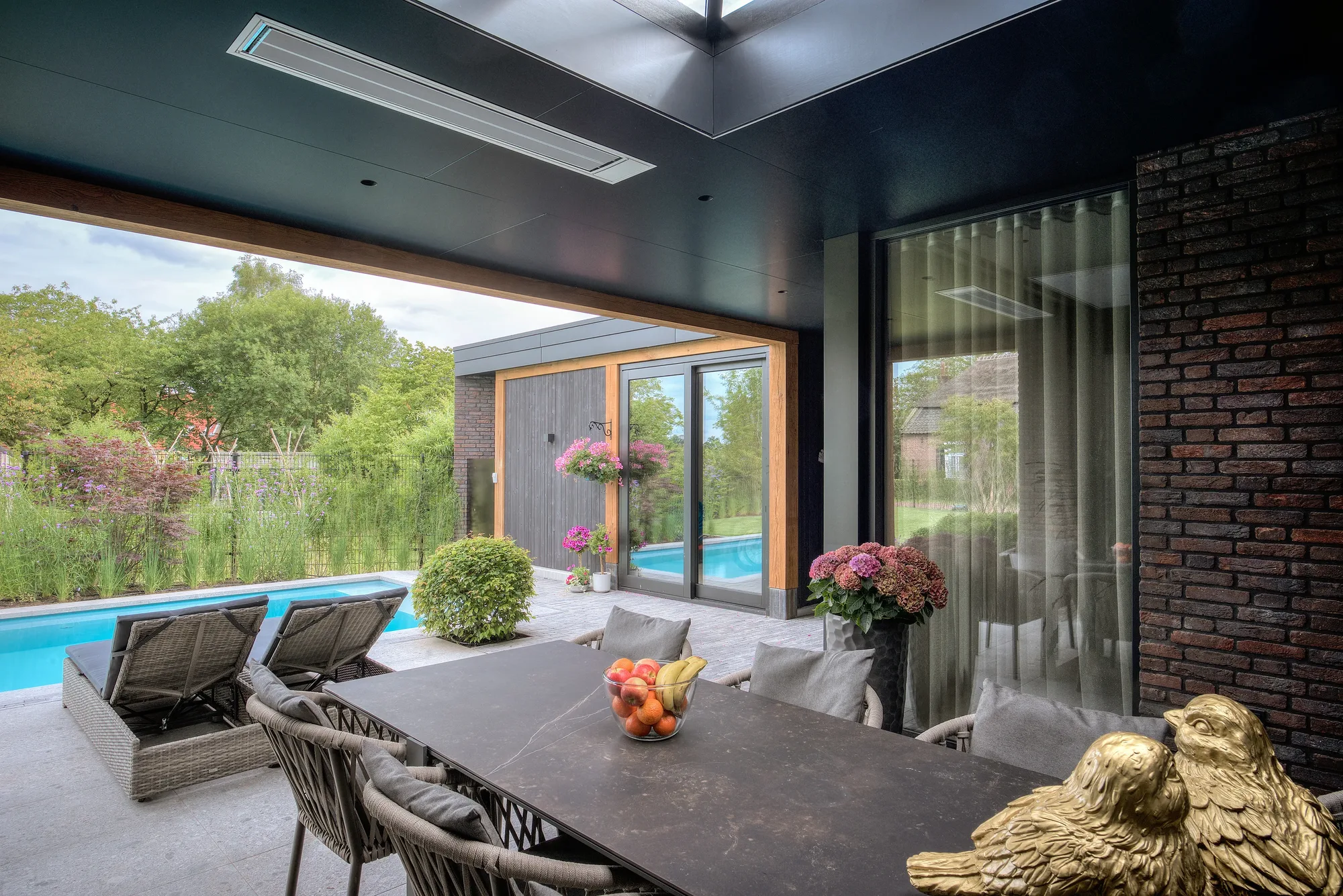 Rietgedekte villa met open verbinding Exclusief project The Art of Living ASWA Keukens 217220