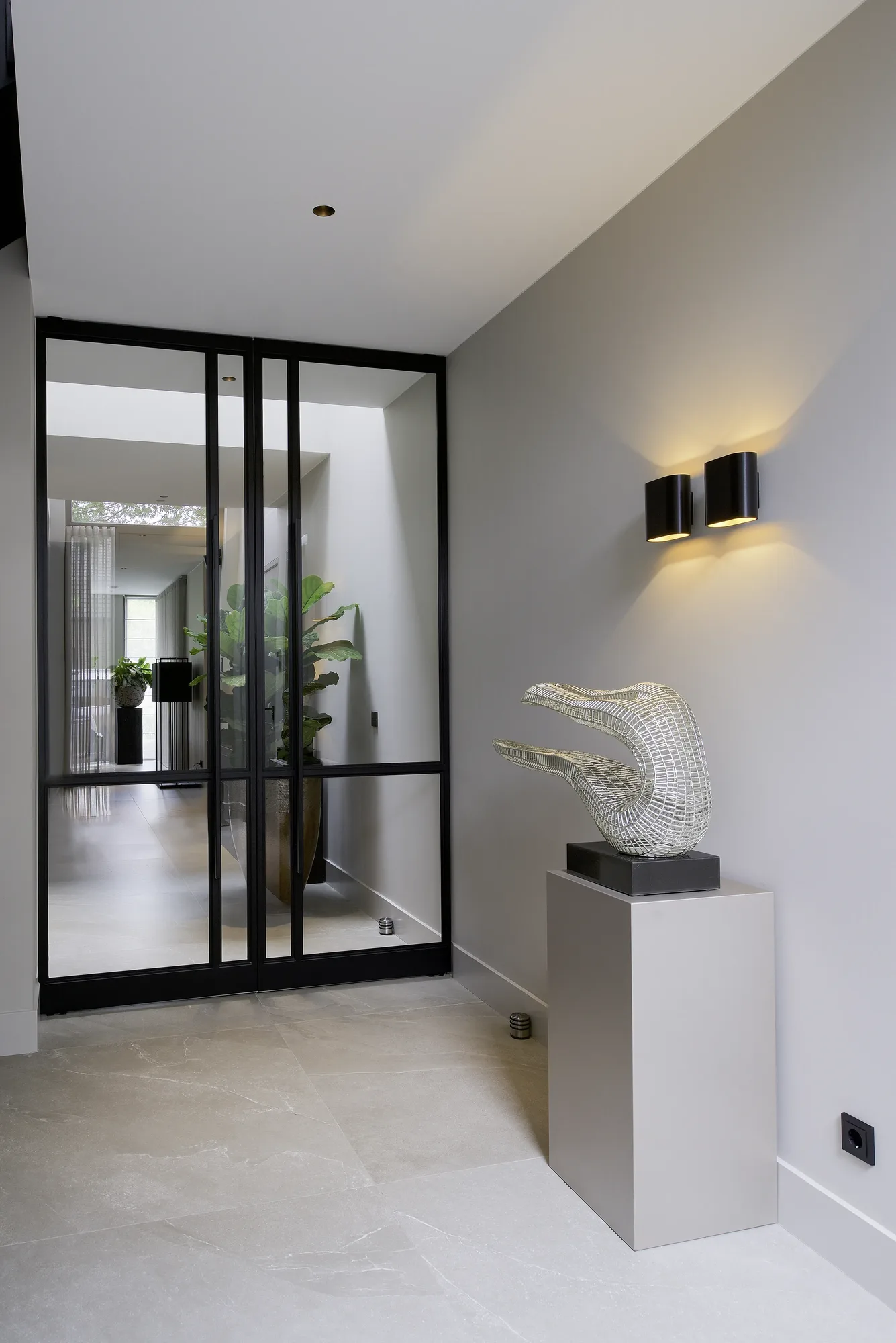 Rietgedekte villa moderne stalen deuren The Art of Living ASWA Keukens 217220