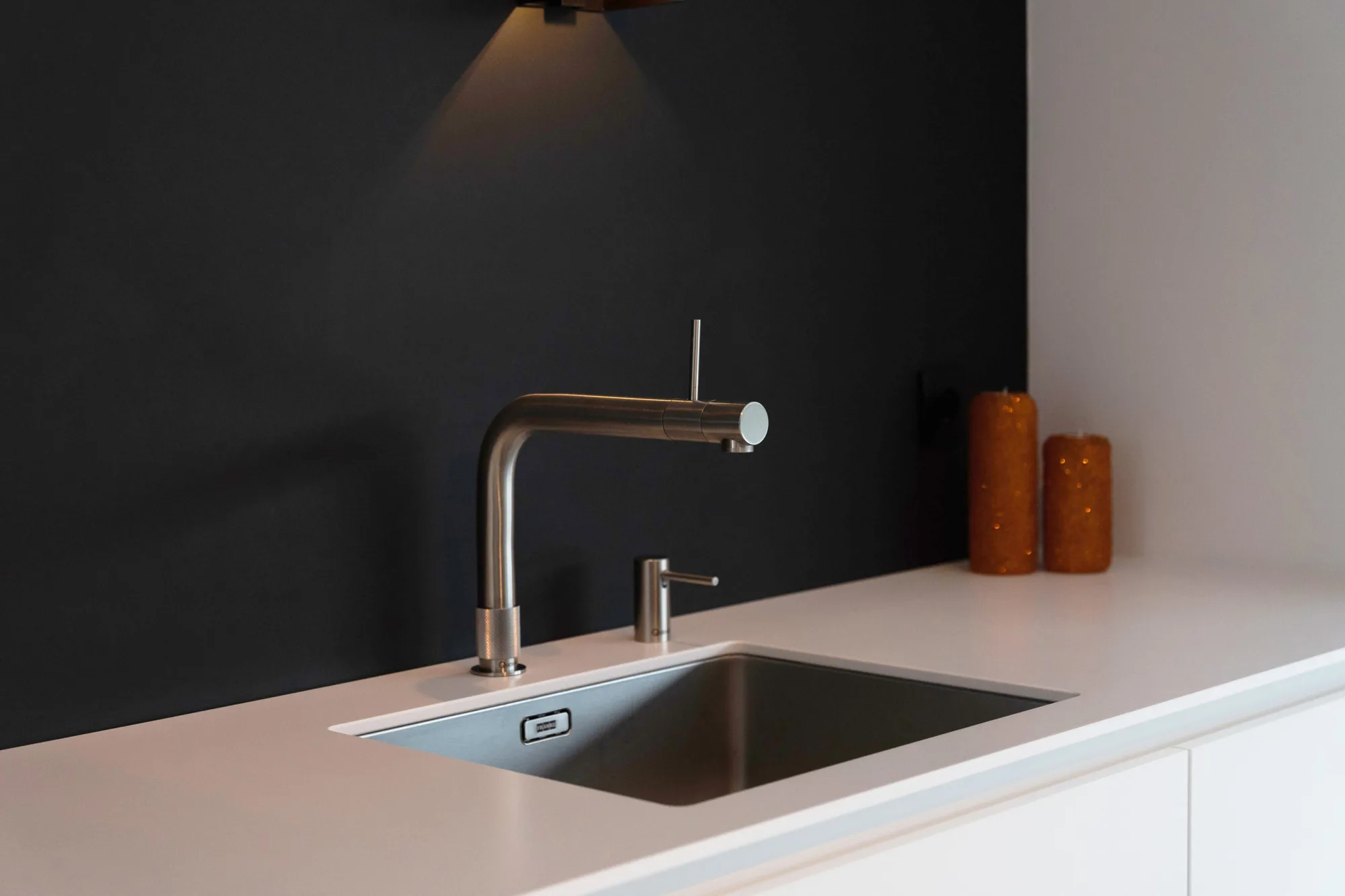 Quooker Front RVS met Quooker Nordic zeeppomp ASWA Keukens