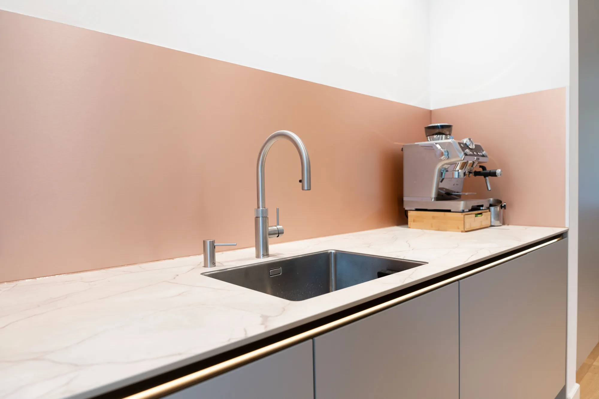 Quooker Flex met Quooker Nordic zeeppomp ASWA Keukens