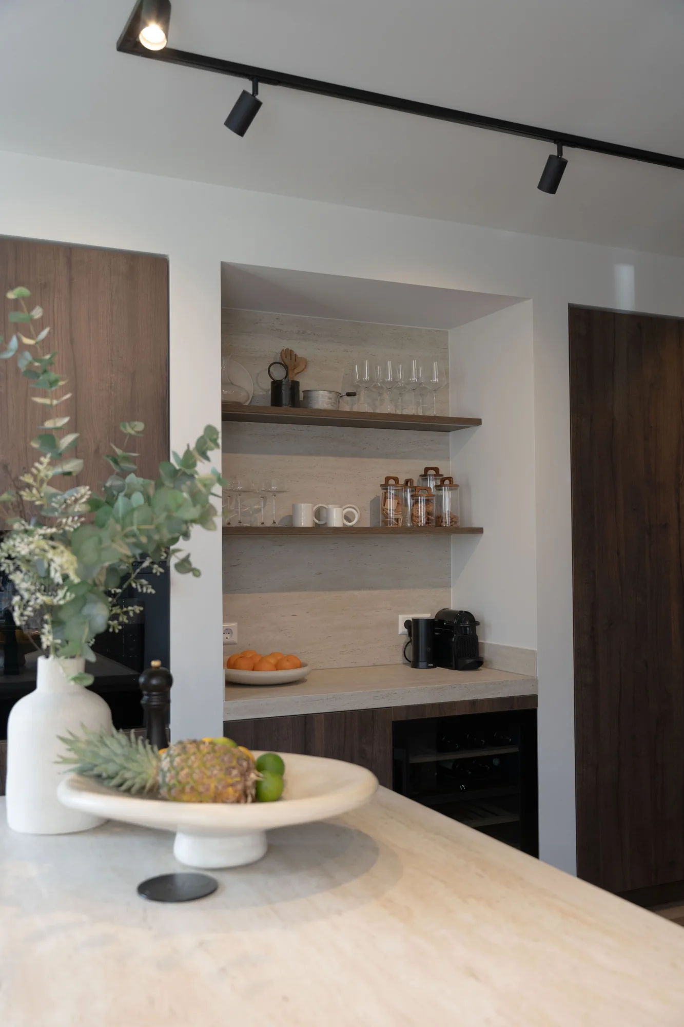 Jetstone keramiek werkblad Travertino Sand Satin ASWA Keukens
