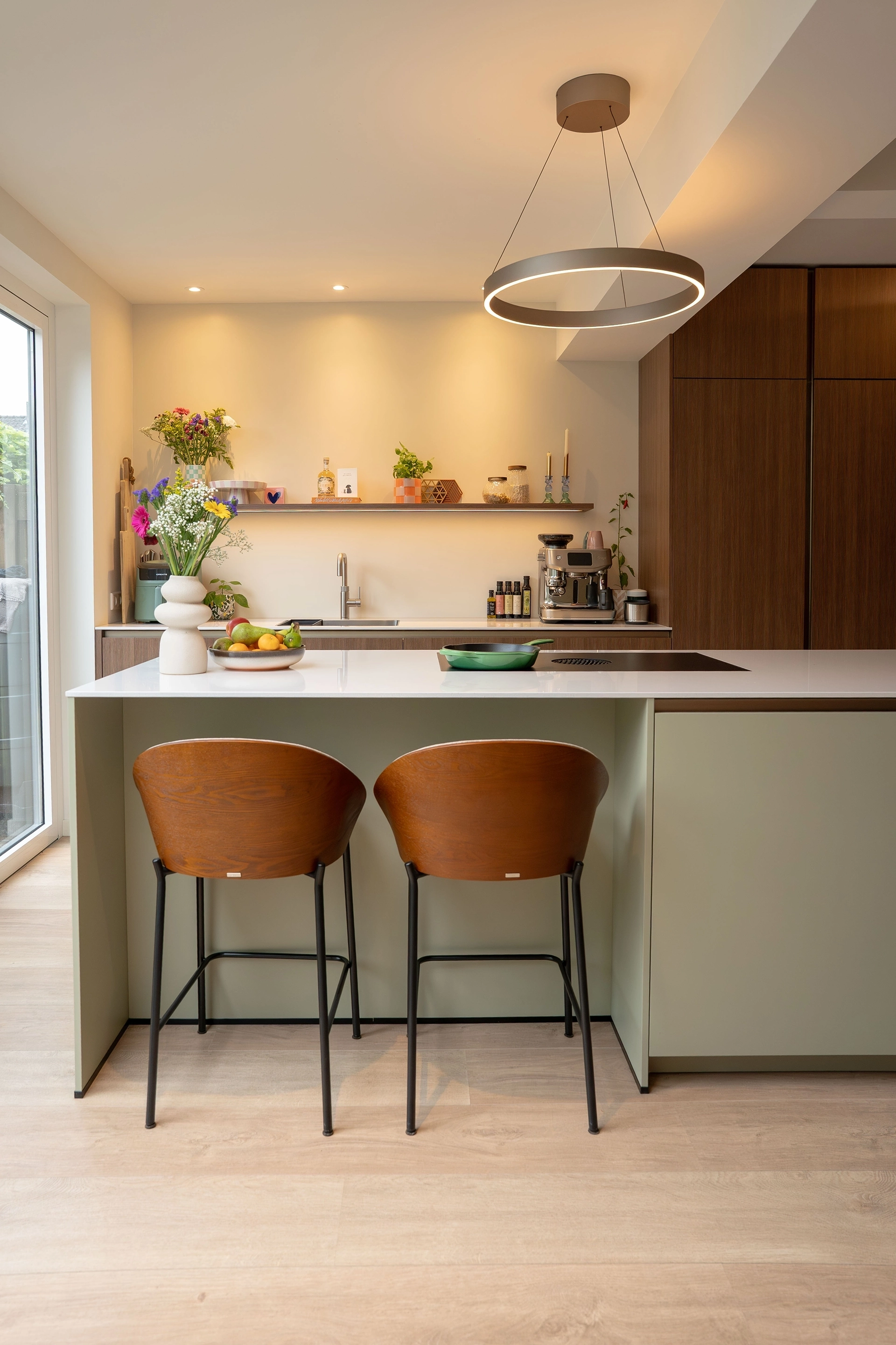 Groene leefkeuken inspiratie ASWA Keukens01