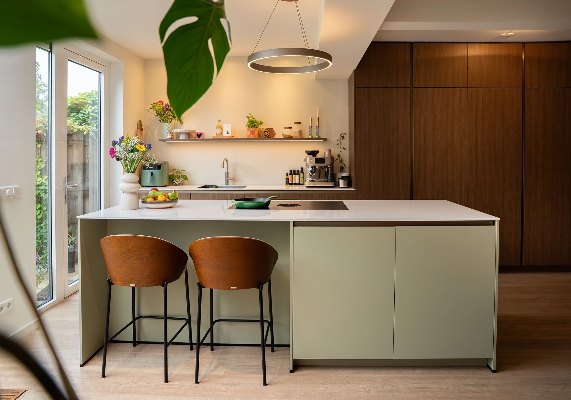 Groene leefkeuken inspiratie ASWA Keukens04