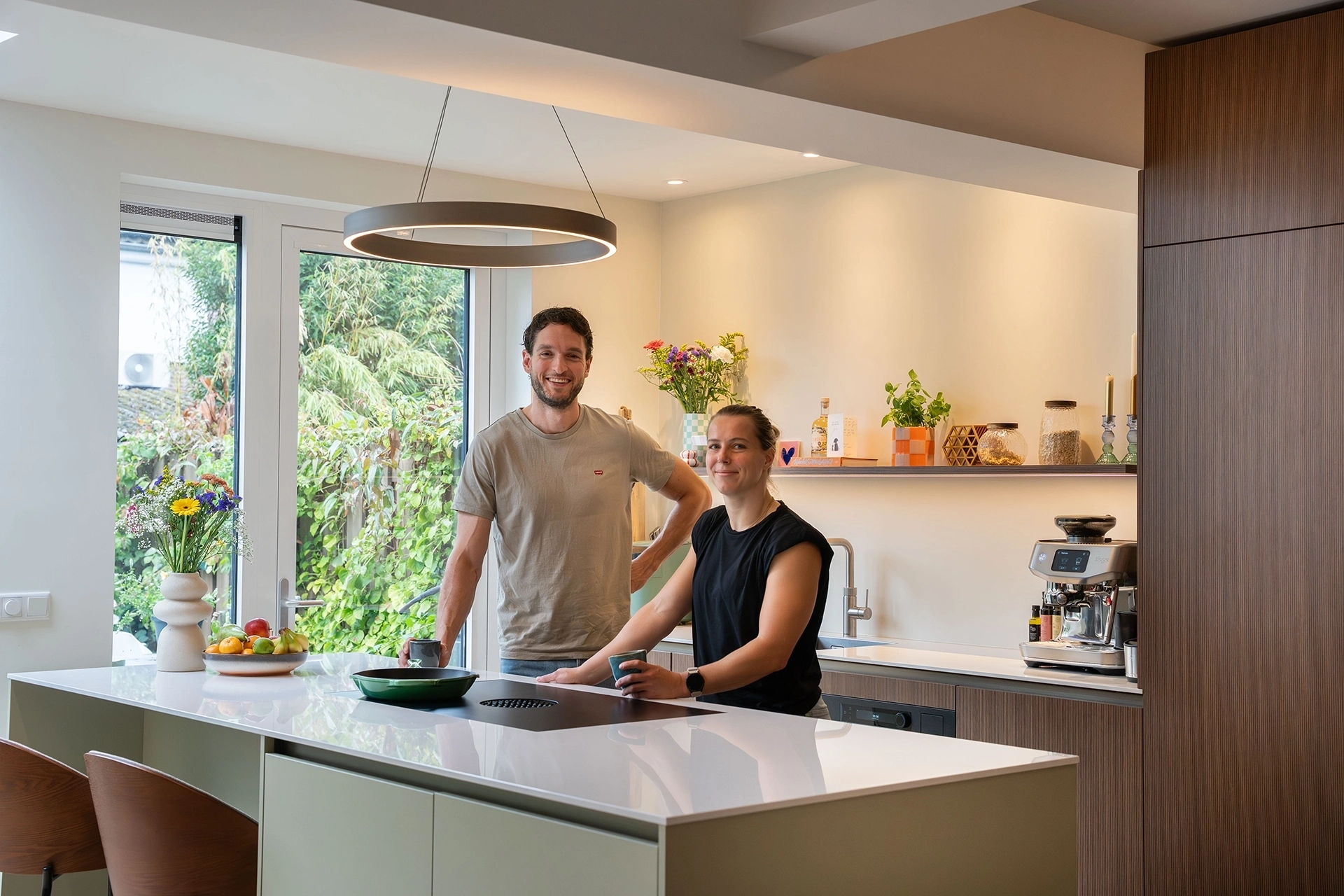 Groene leefkeuken inspiratie ASWA Keukens05
