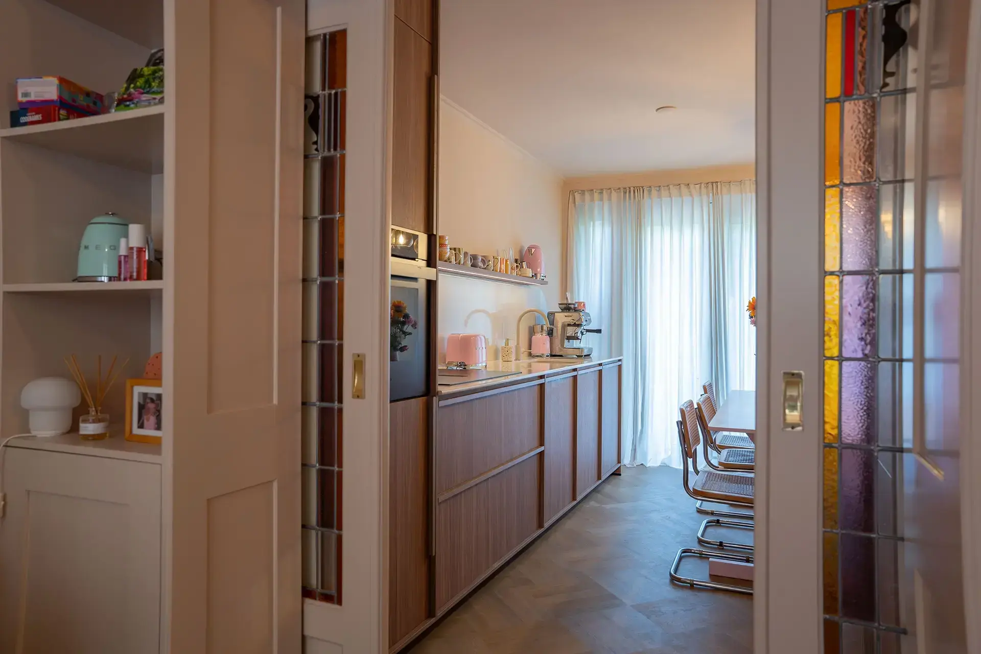 Japandi keuken in appartement Amsterdam ASWA Keukens01