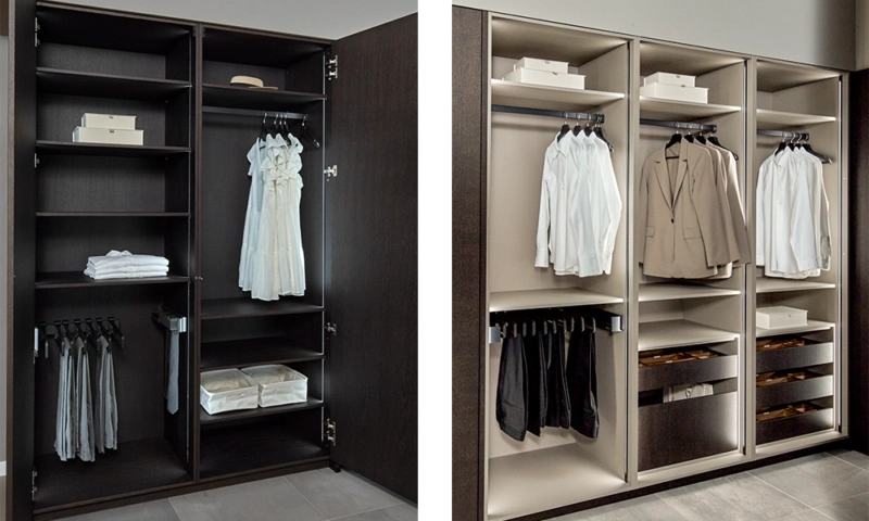 Pronorm Kleiderschrank platzsparende Aufbewahrung Ordnungssystem Ankleidezimmer 800x480