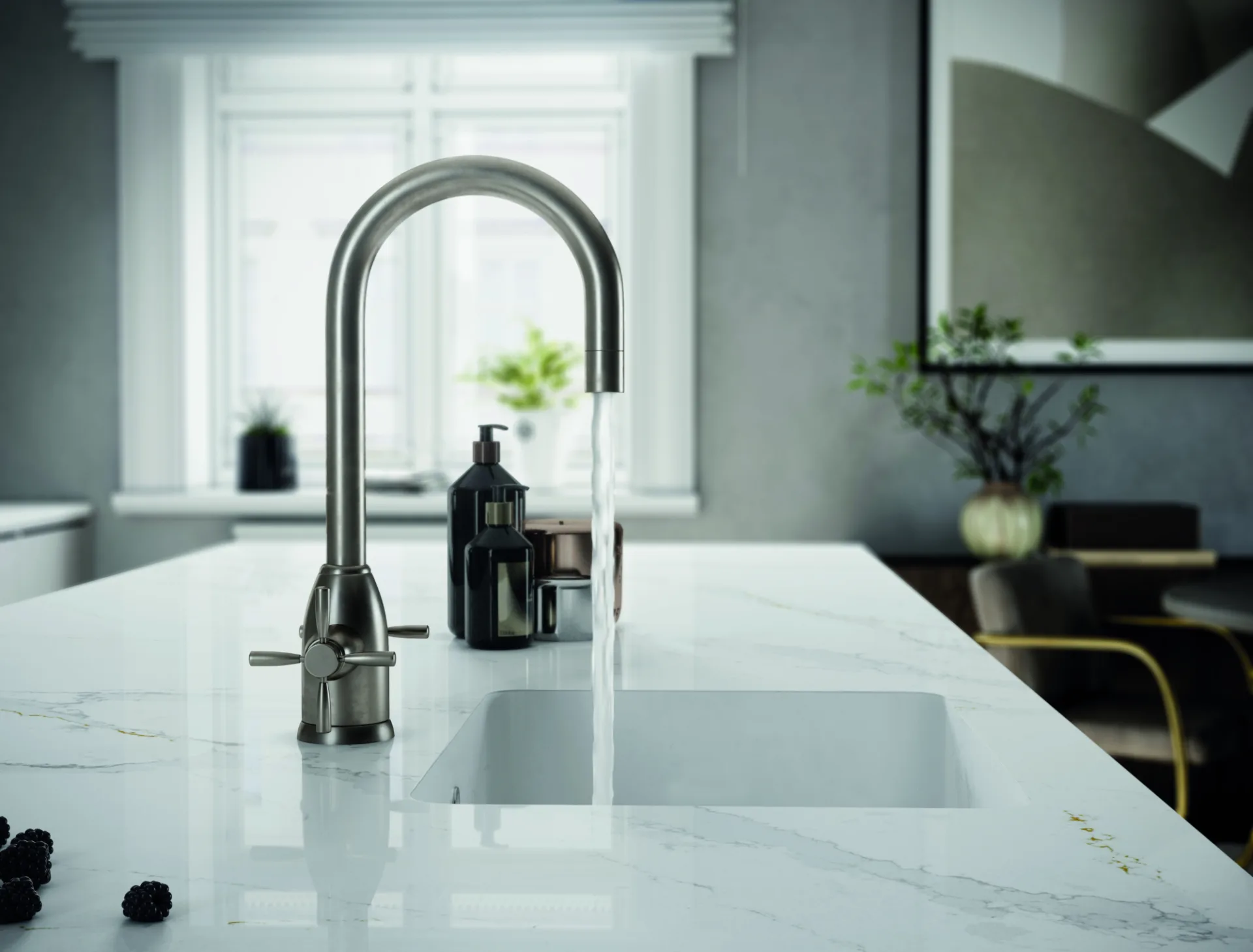 Jetstone Composiet Eternal Calatatta Gold, ASWA Keukens
