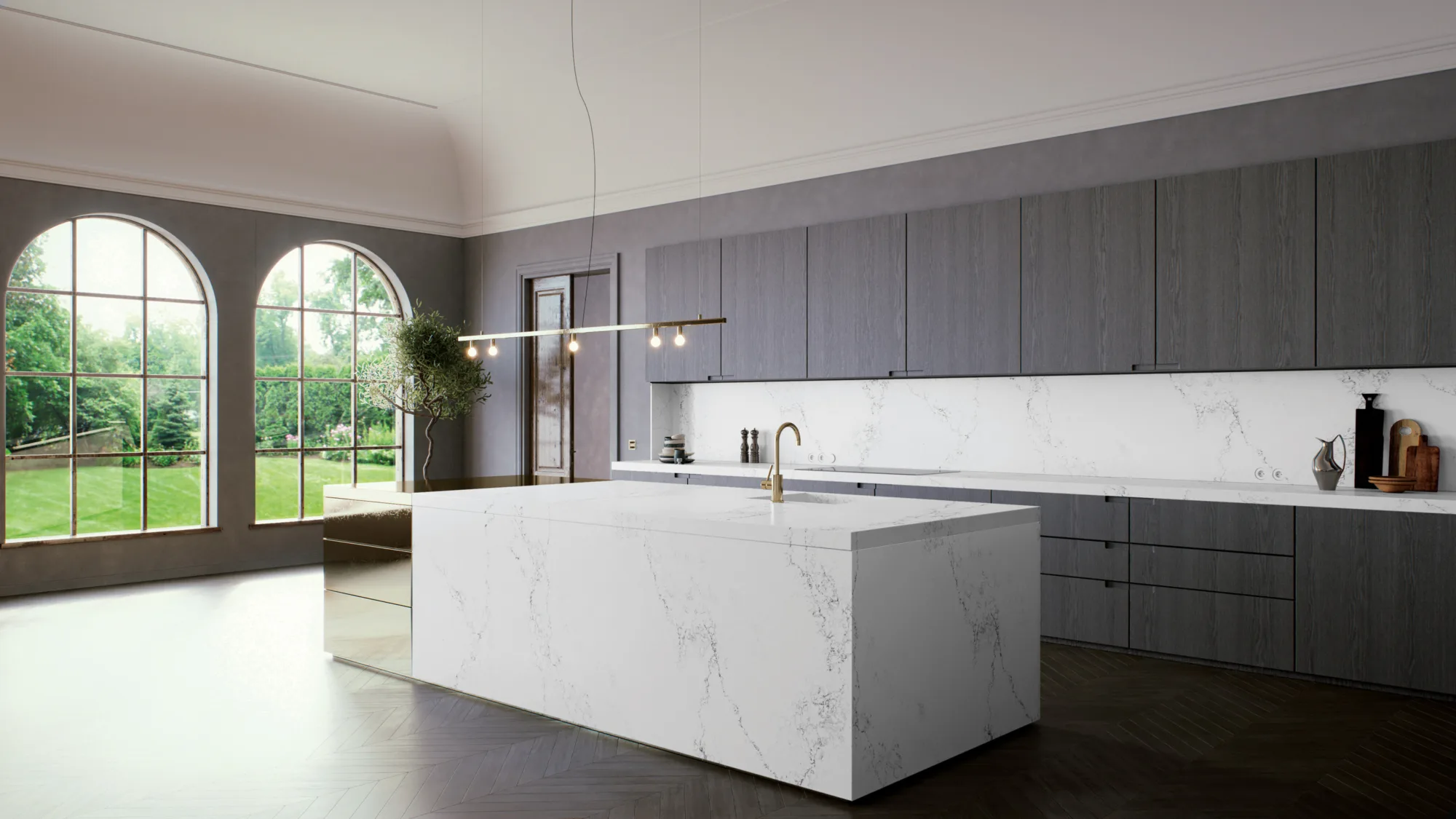 Composiet keukenblad Empira White ASWA Keukens 2