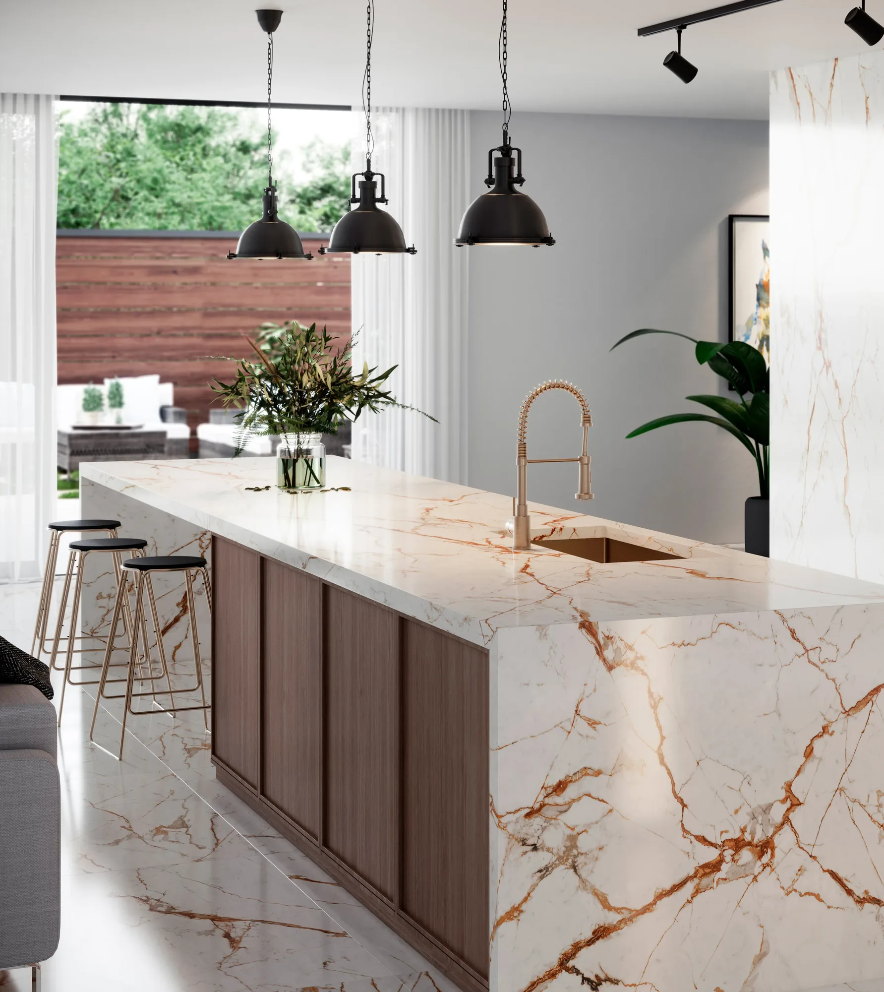 Dekton keukenbald marmerlook Awake Jetstone ASWA Keukens