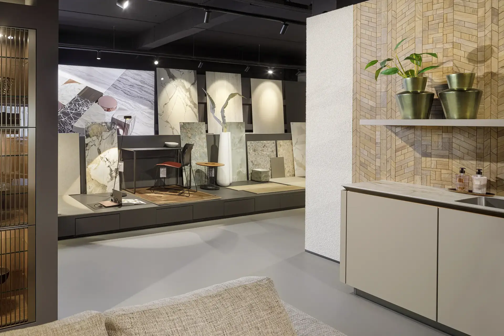 Keukenontwerp op maat in de SieMatic showroom van Amstelveen.