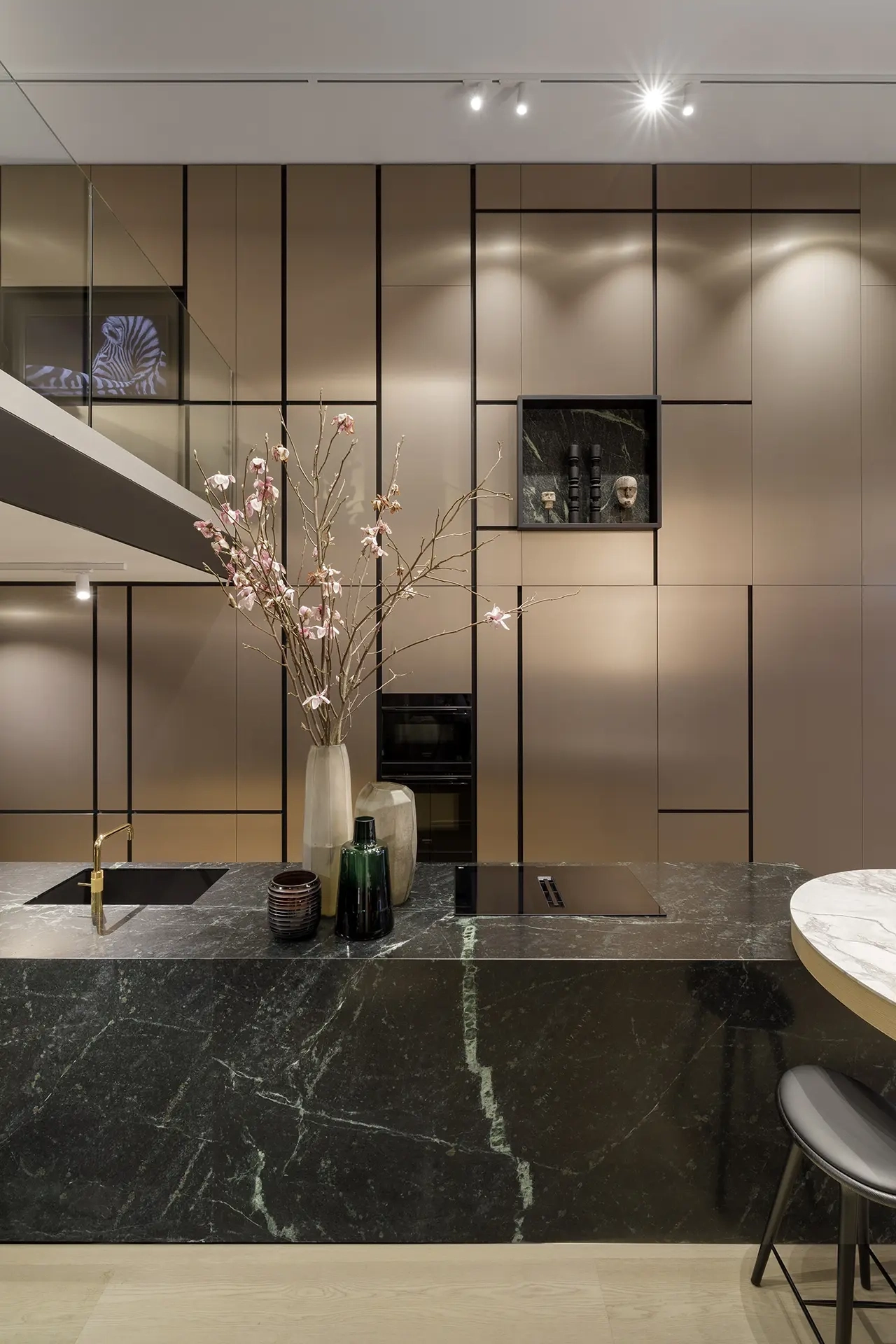 Designkeuken in de SieMatic showroom Amsterdam