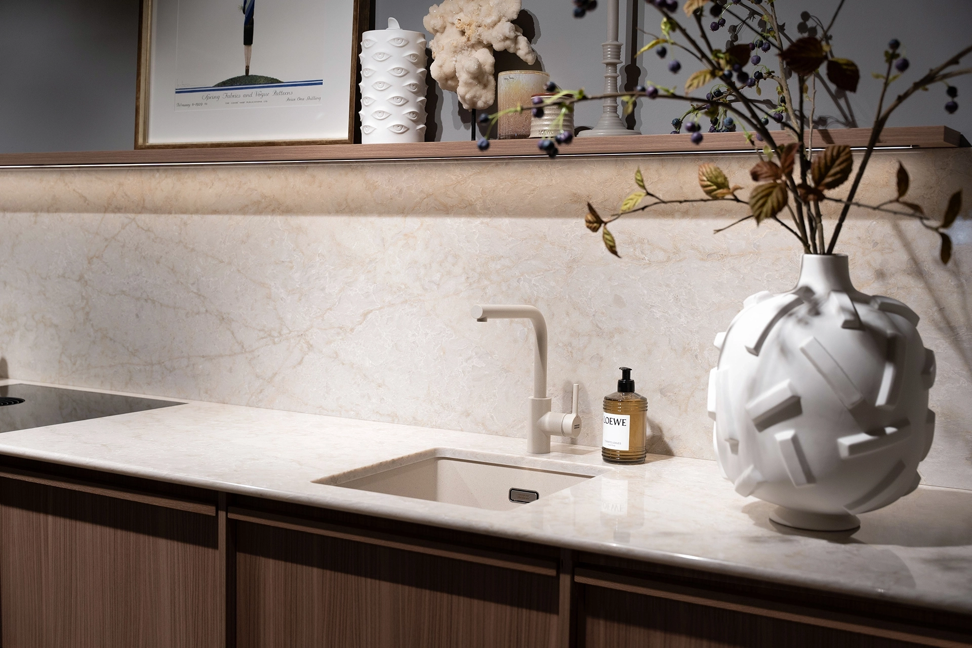 Japandi keuken composiet werkblad ASWA Keukens Helmond