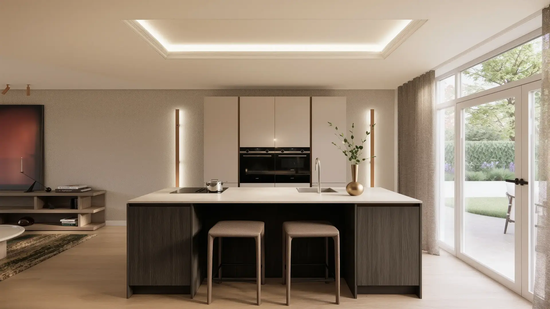 SieMatic keuken met kookeiland en bar vanaf €23.680