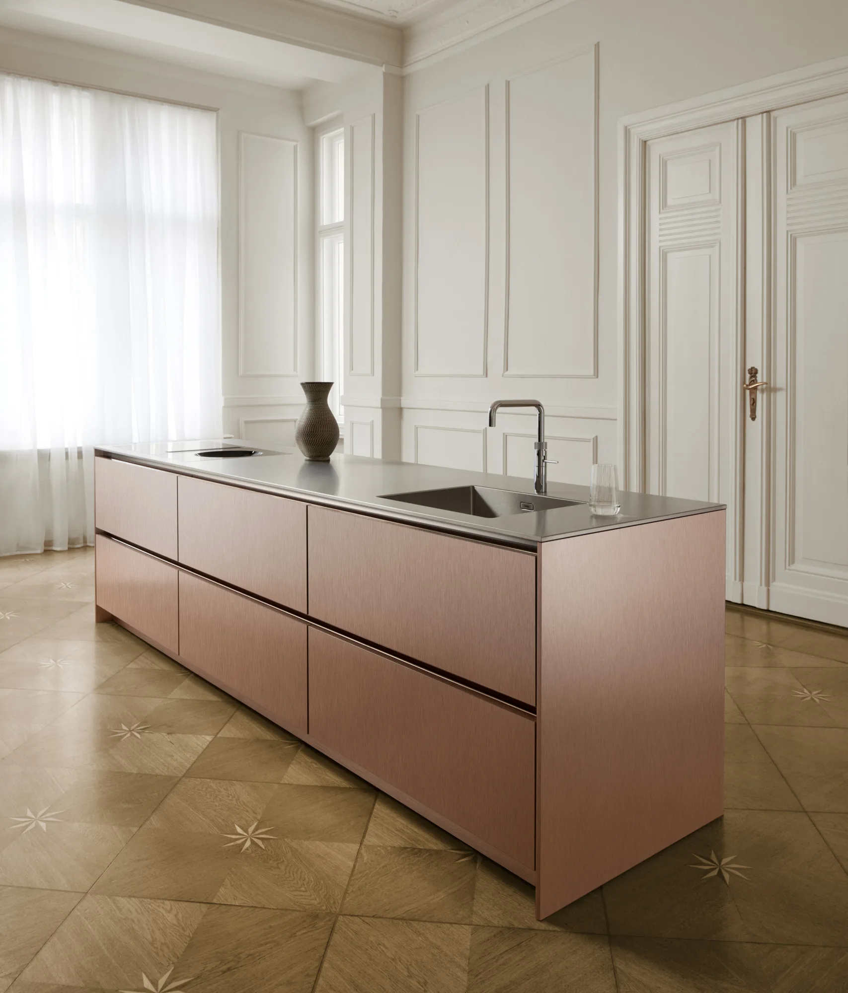SieMatic Pure SLX Rosé geborsteld, ASWA Keukens