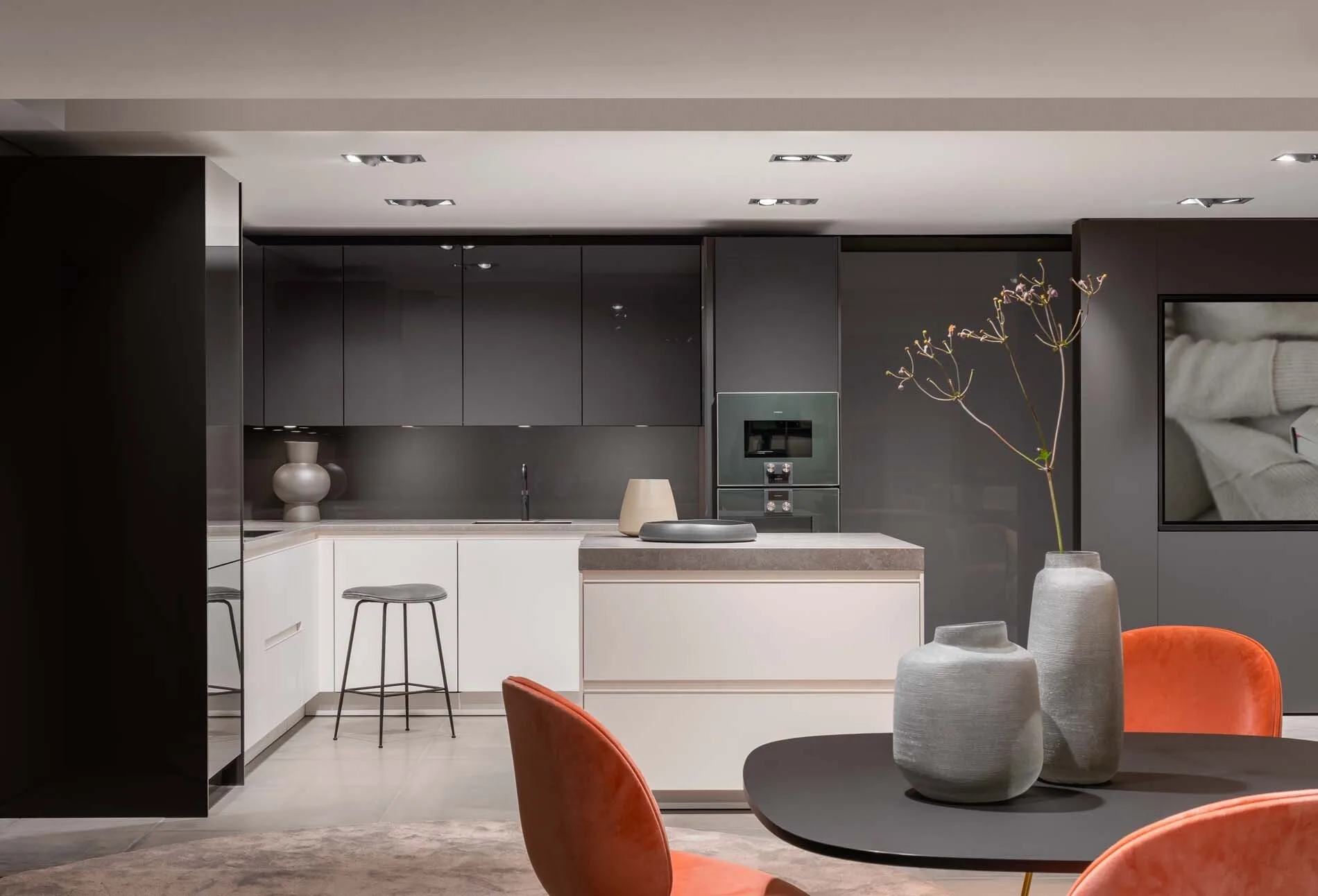 SieMatic Pure witte keuken met Gaggenau, ASWA Keukens