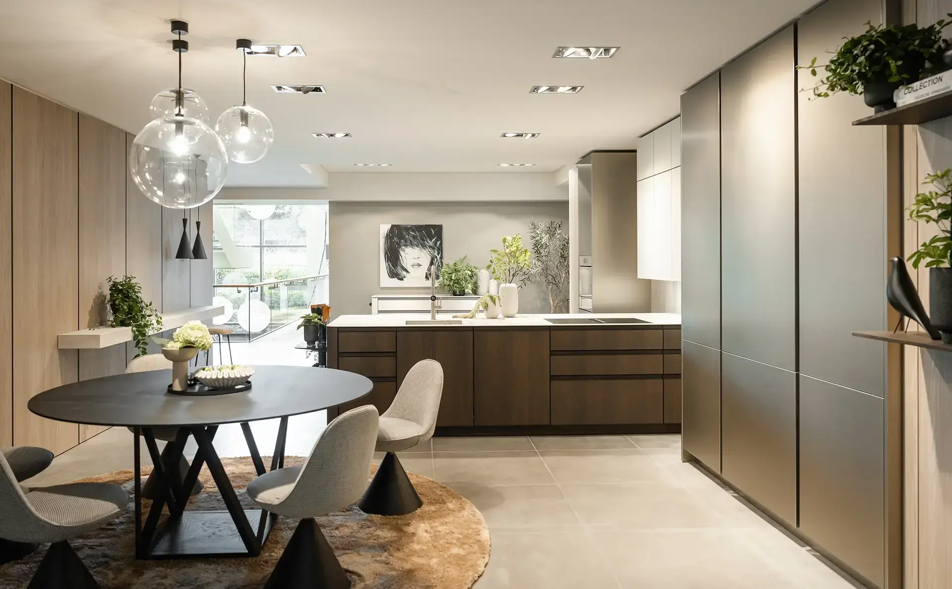 SieMatic keukenstijlen met moderne vormgeving, hoogwaardige materialen en kookeiland.