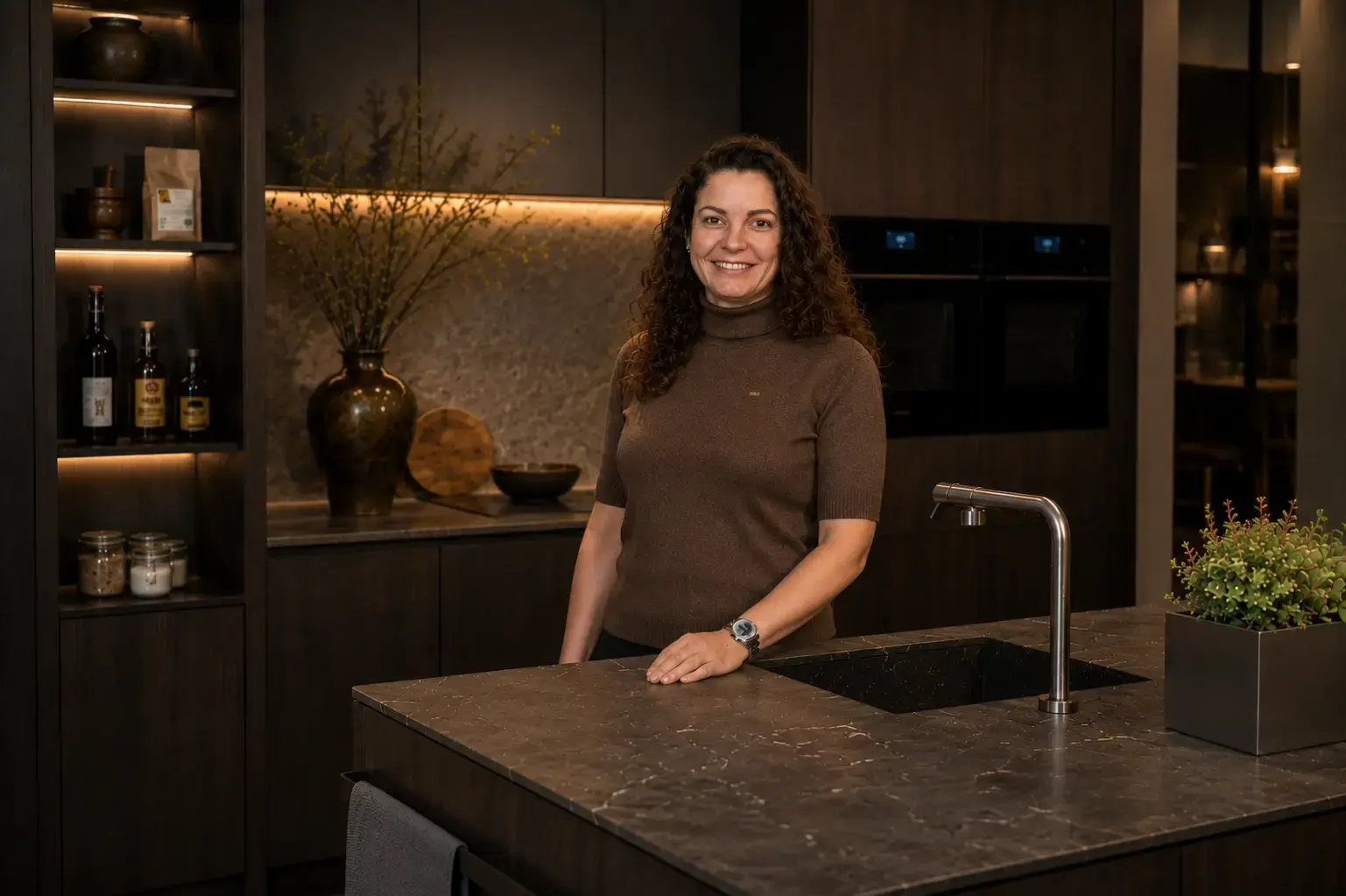 Annemieke Vleugel, keukenontwerper bij SieMatic Studio Amsterdam.