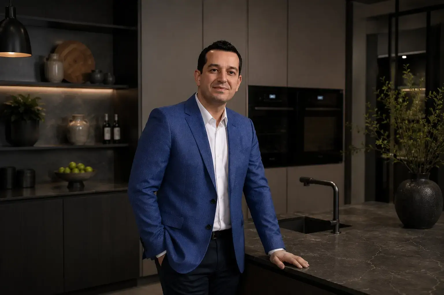 Igor Milenkovic, keukenontwerper bij SieMatic Studio Amsterdam.