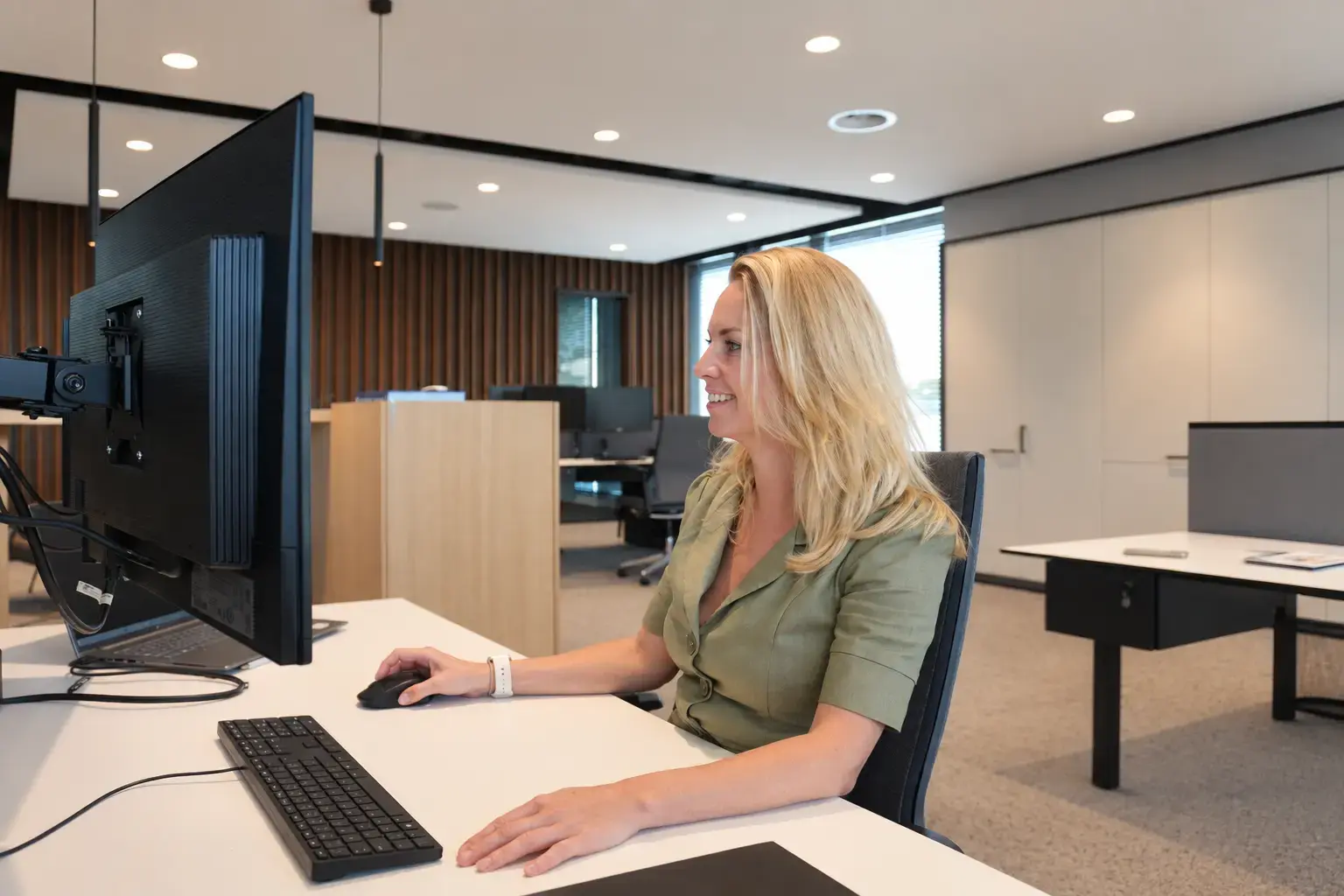 Marketing Communicatie manager Stephanie bij ASWA Keukens Helmond