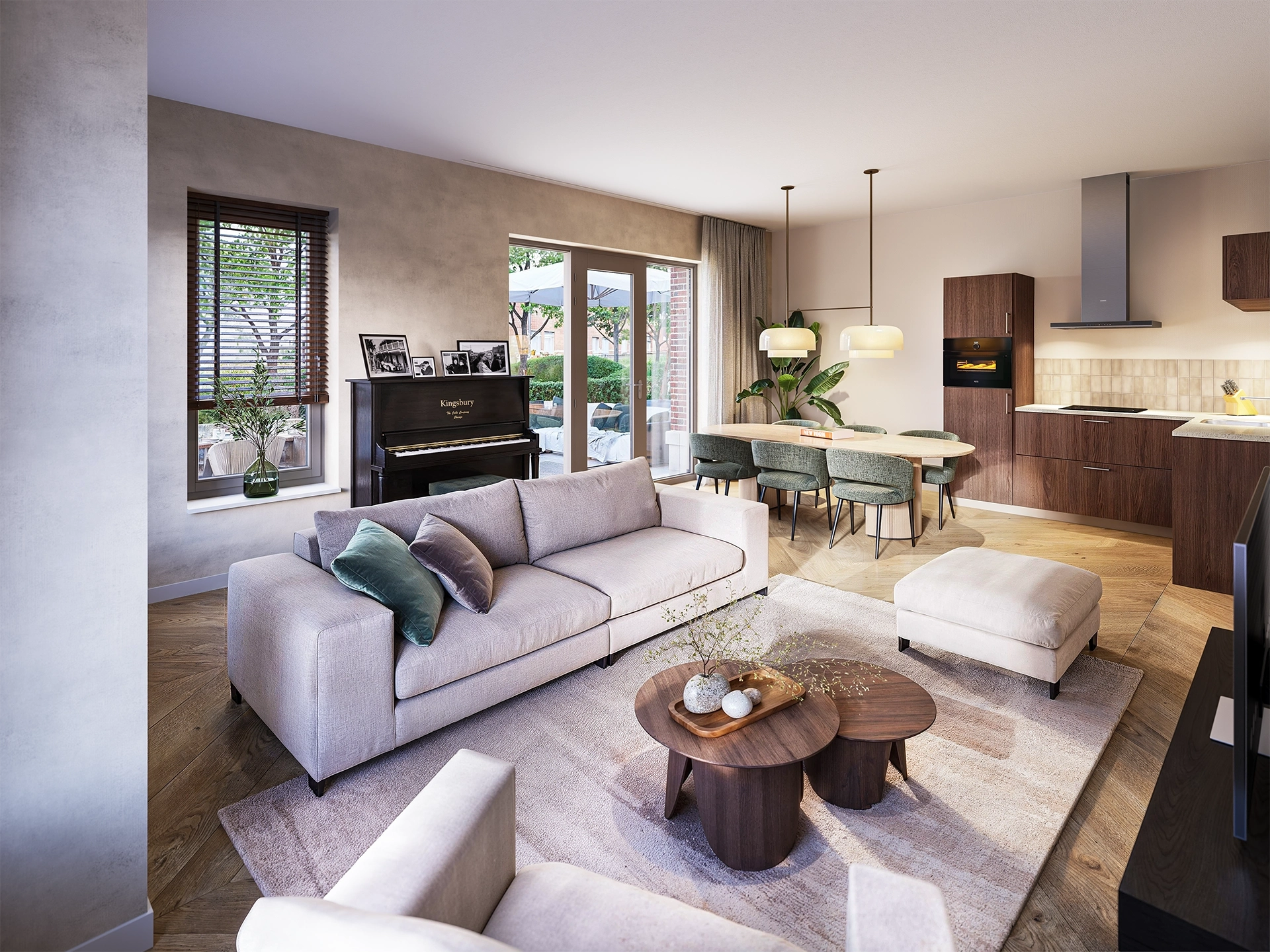 Interieurimpressie Elzenkwartier Deurne hoekappartement