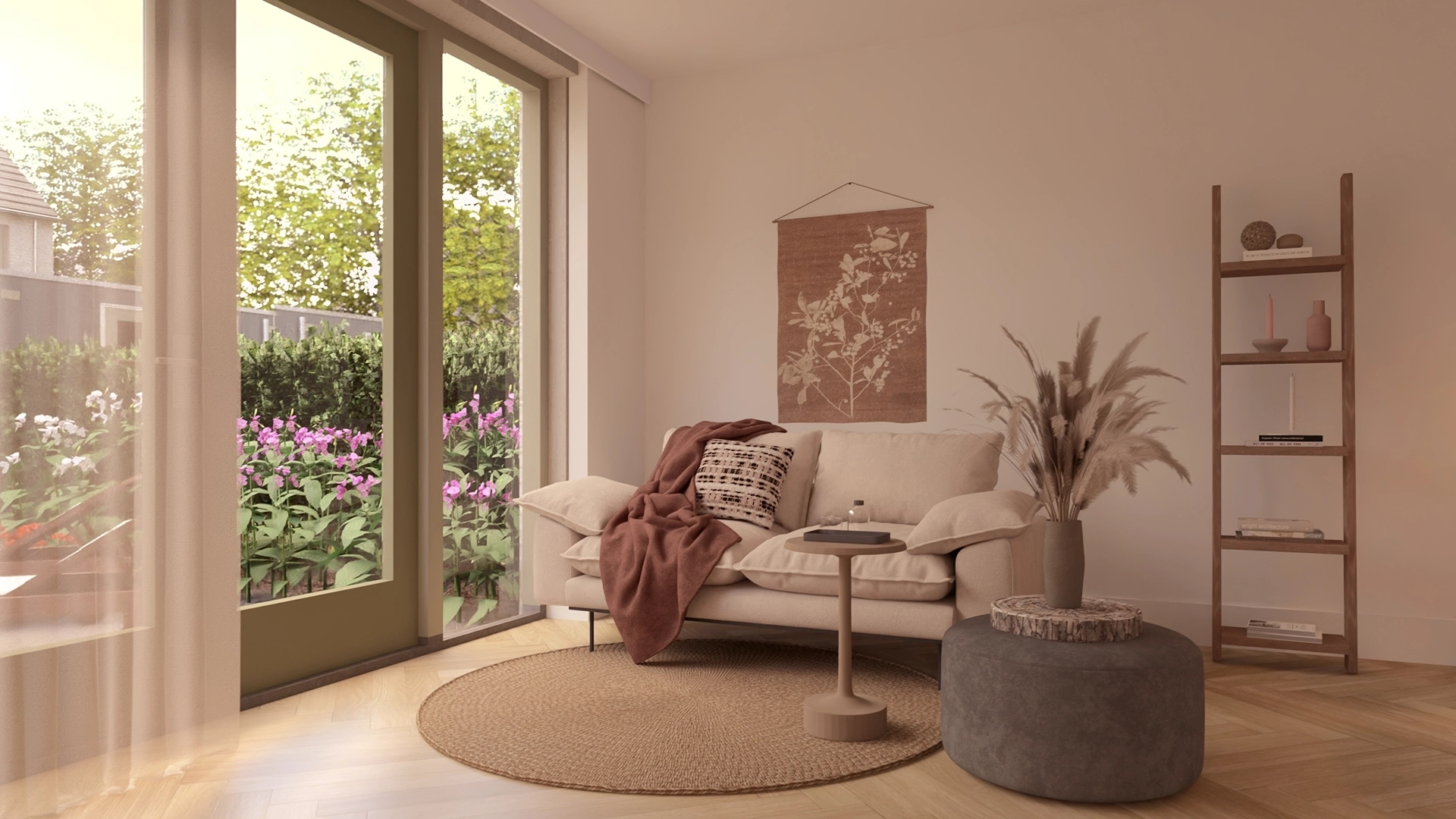 Randpark Rijpelberg interieur woonkamer type C ASWA Keukens
