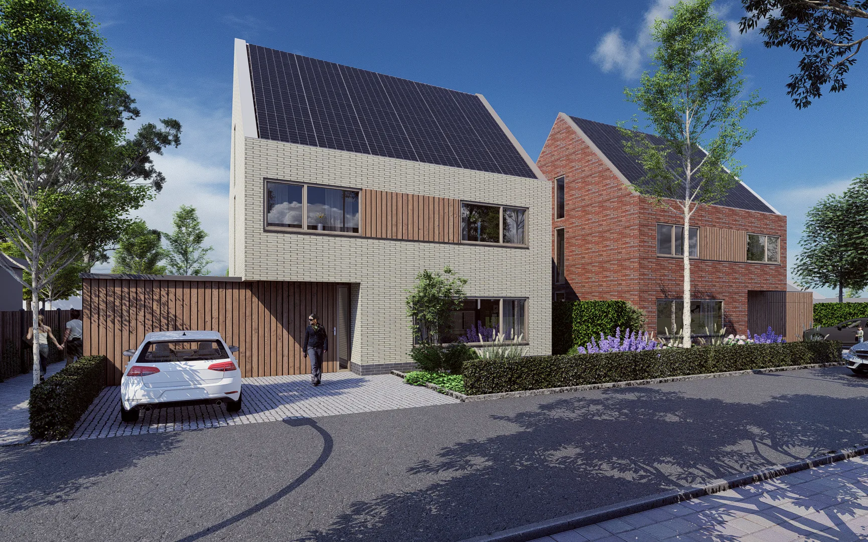 Visuals Exterieur vrijstaande woningen
