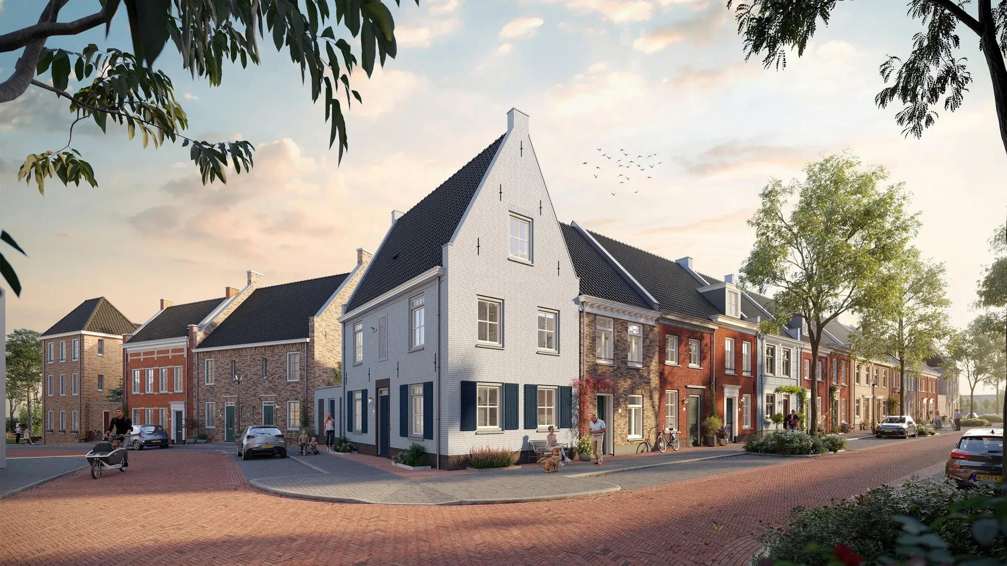 Veste Ville Brandevoort hoekwoning wit