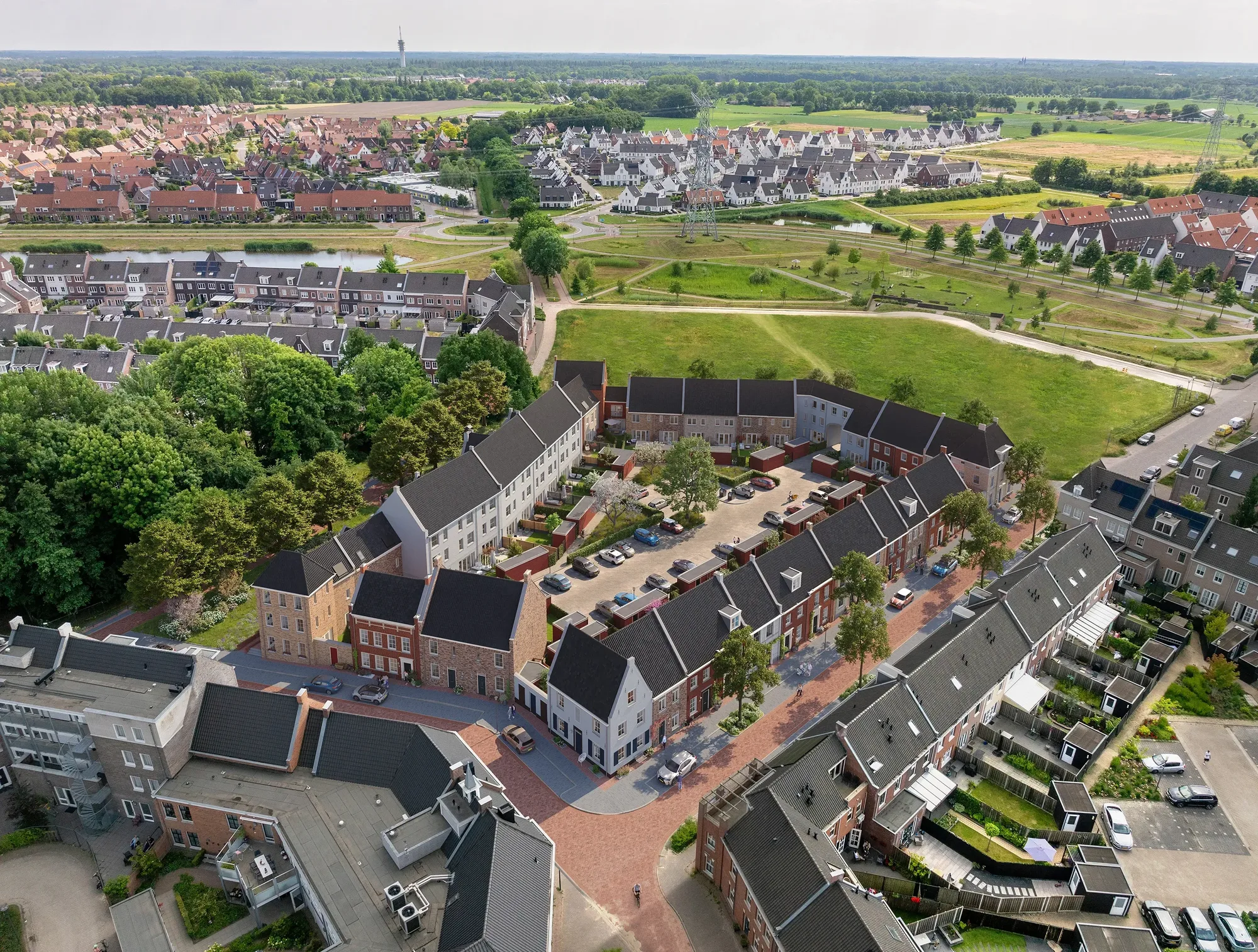 Veste Ville Brandevoort vogelvlucht