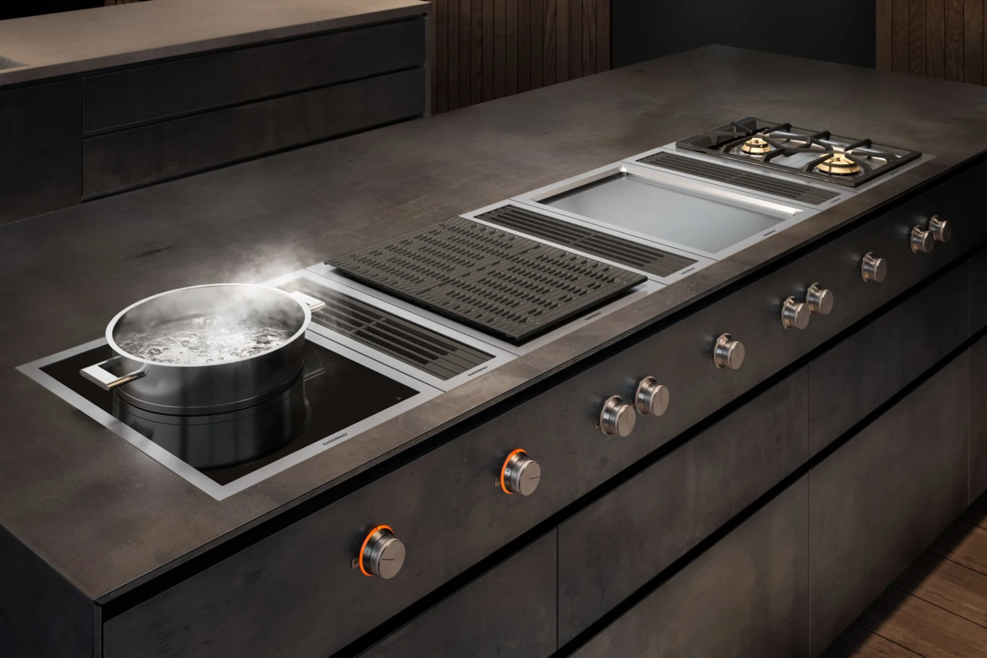 Gaggenau kookplaat met afzuiging ASWA Keukens