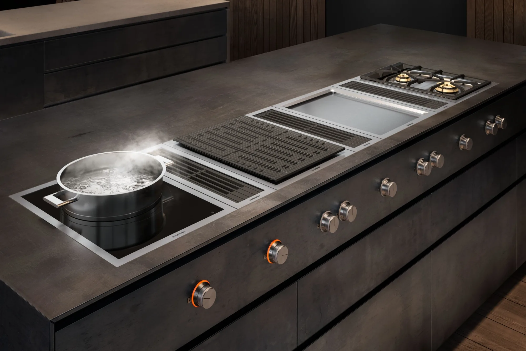 Gaggenau kookplaat met afzuiging ASWA Keukens