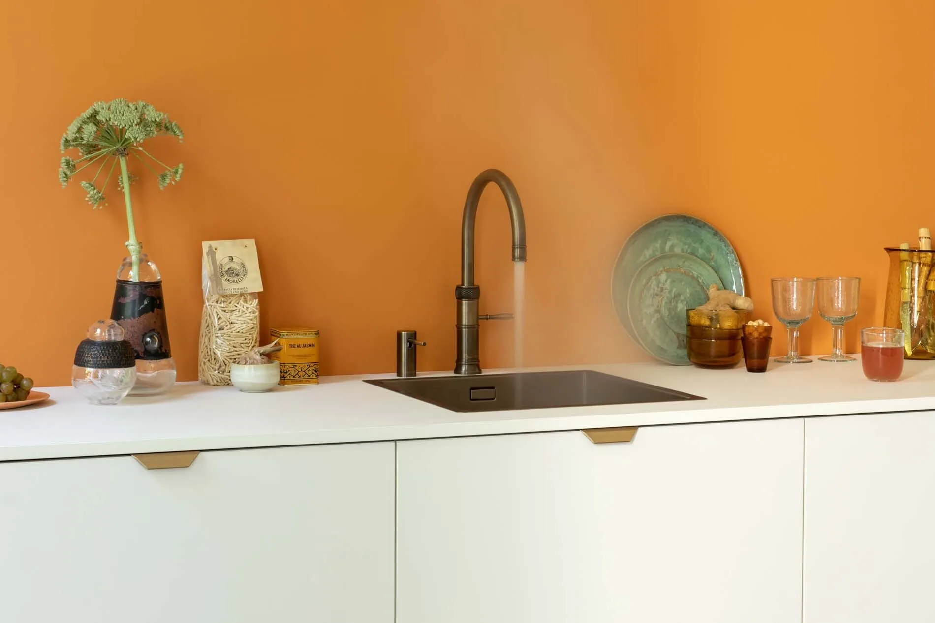 Quooker messing patina