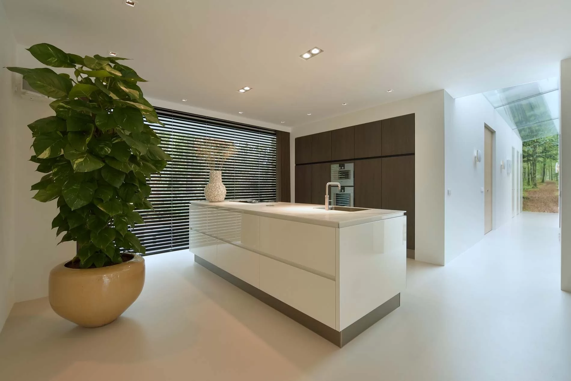 Moderne bungalow in de bossen The Art of Living ASWA Keukens 63